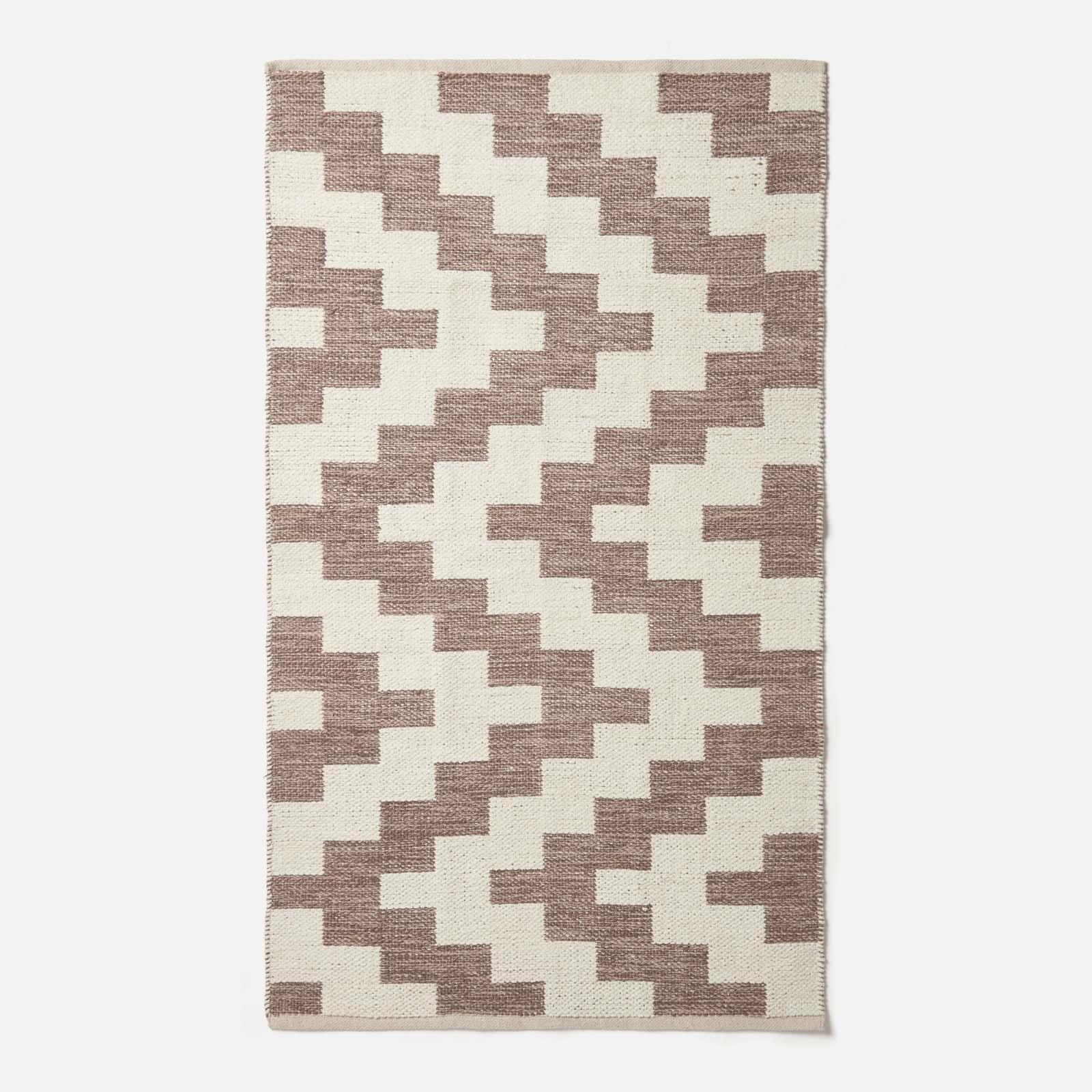 Handgewebter Kelim Teppich Läufer Wolle & Baumwolle im traditionellen Muster mit Quasten - Bild 66 von 92