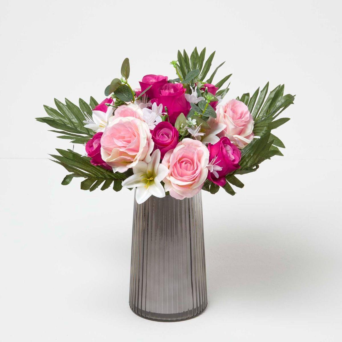 Artificial Fake Flowers Bouquet Arrangement Home Wedding Party Garden-Decor - Picture 5 of 38