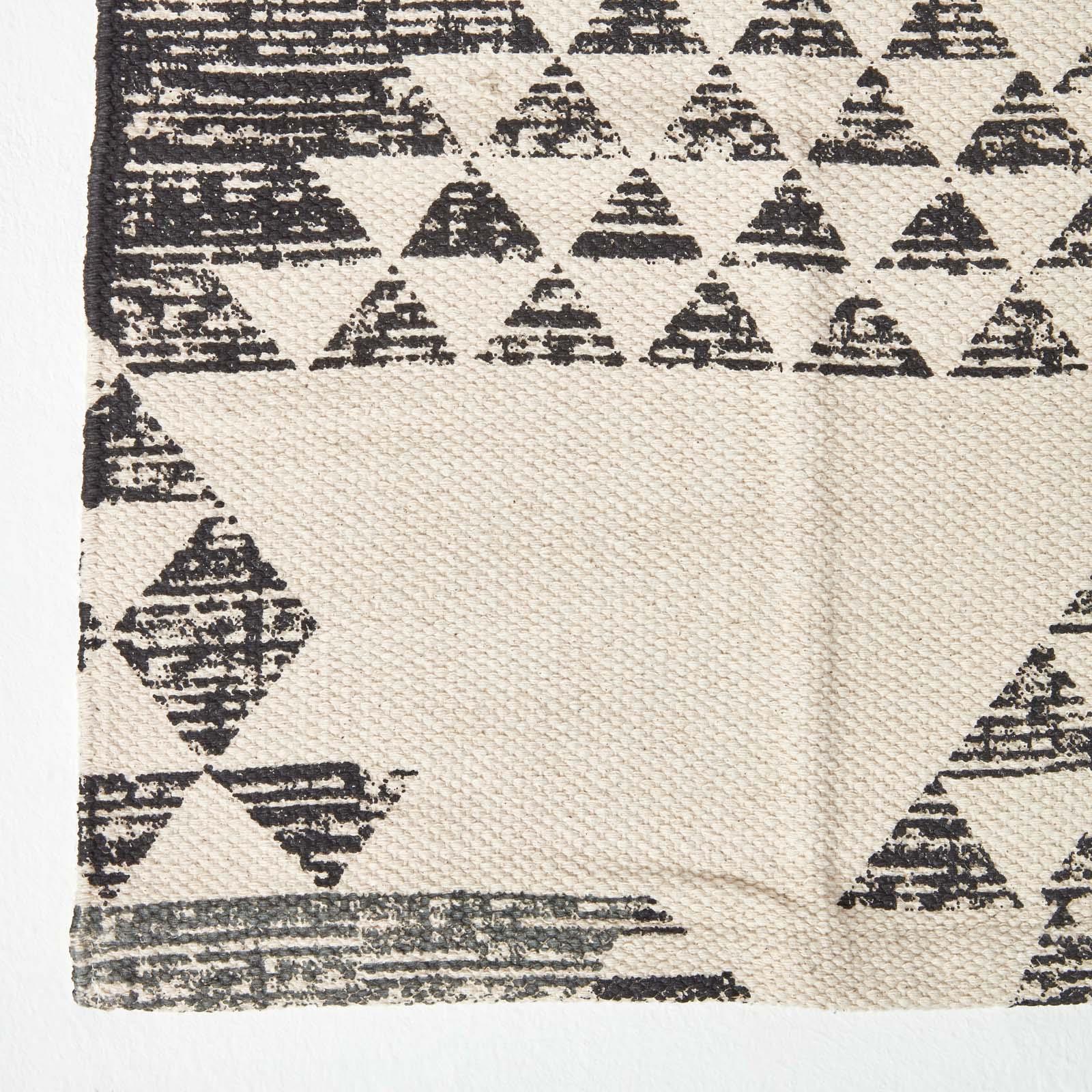 Handwoven Hallway Runner 100% Cotton Hall Rug Multicolour Geometric Printed - Picture 9 of 41