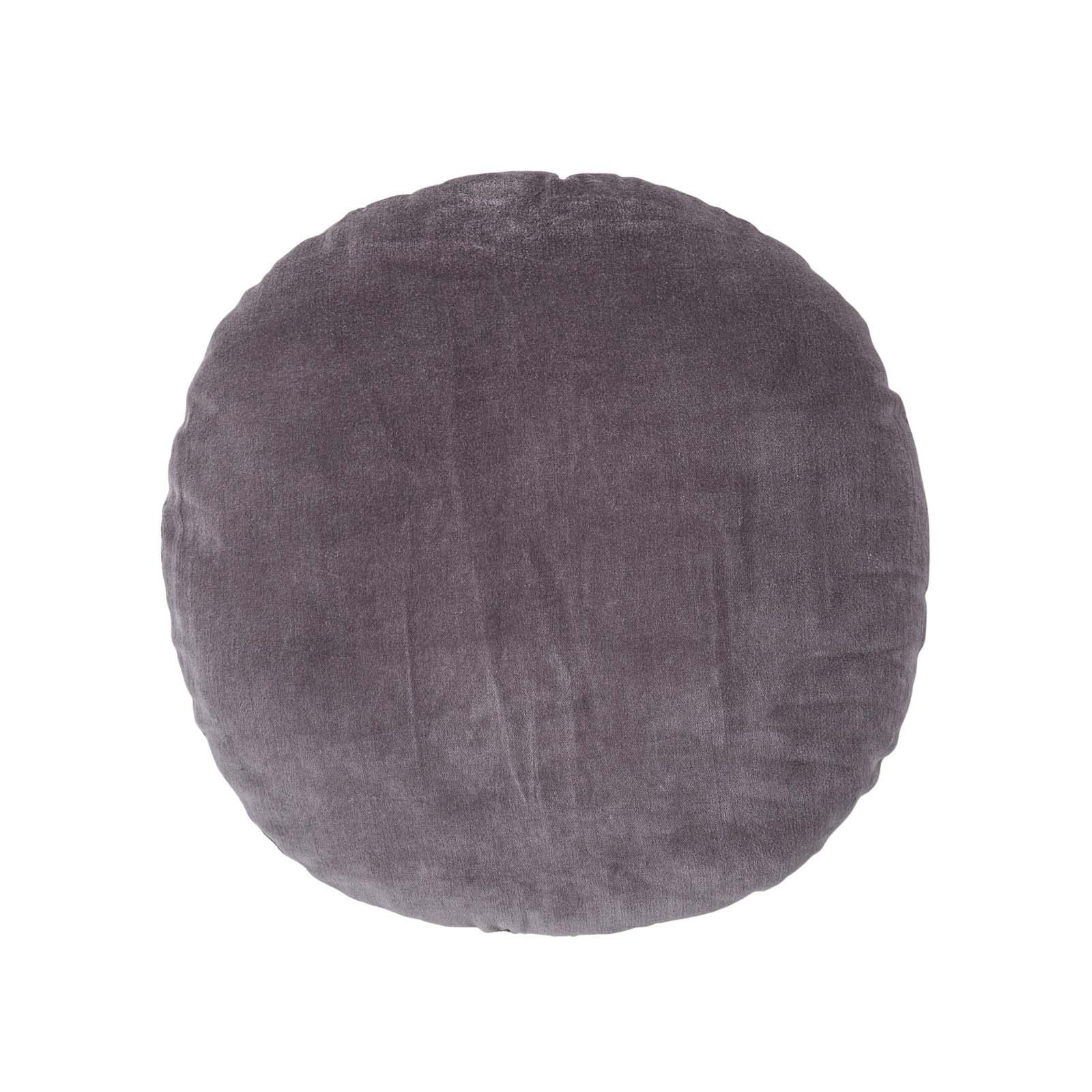 Luxury Super Soft Cotton Round Filled Plain Scatter Cushion, 40cm Diameter - Picture 8 of 26