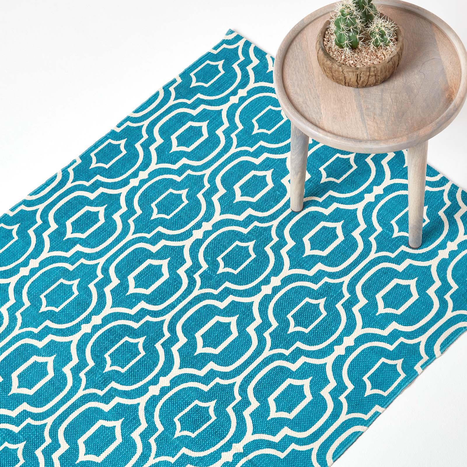 New Small and Extra Large Modern Soft Multi Coloured Geometric Printed Rugs - Picture 50 of 56