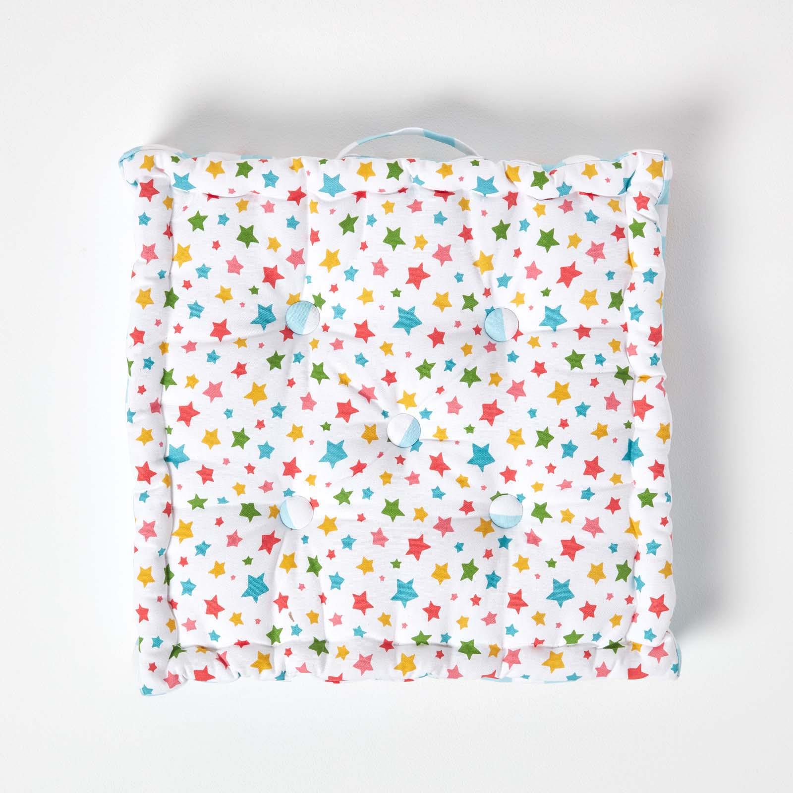 Cotton Floral Floor Cushions Large Kids Garden Dining Chair Seat Pad Booster - Picture 34 of 57