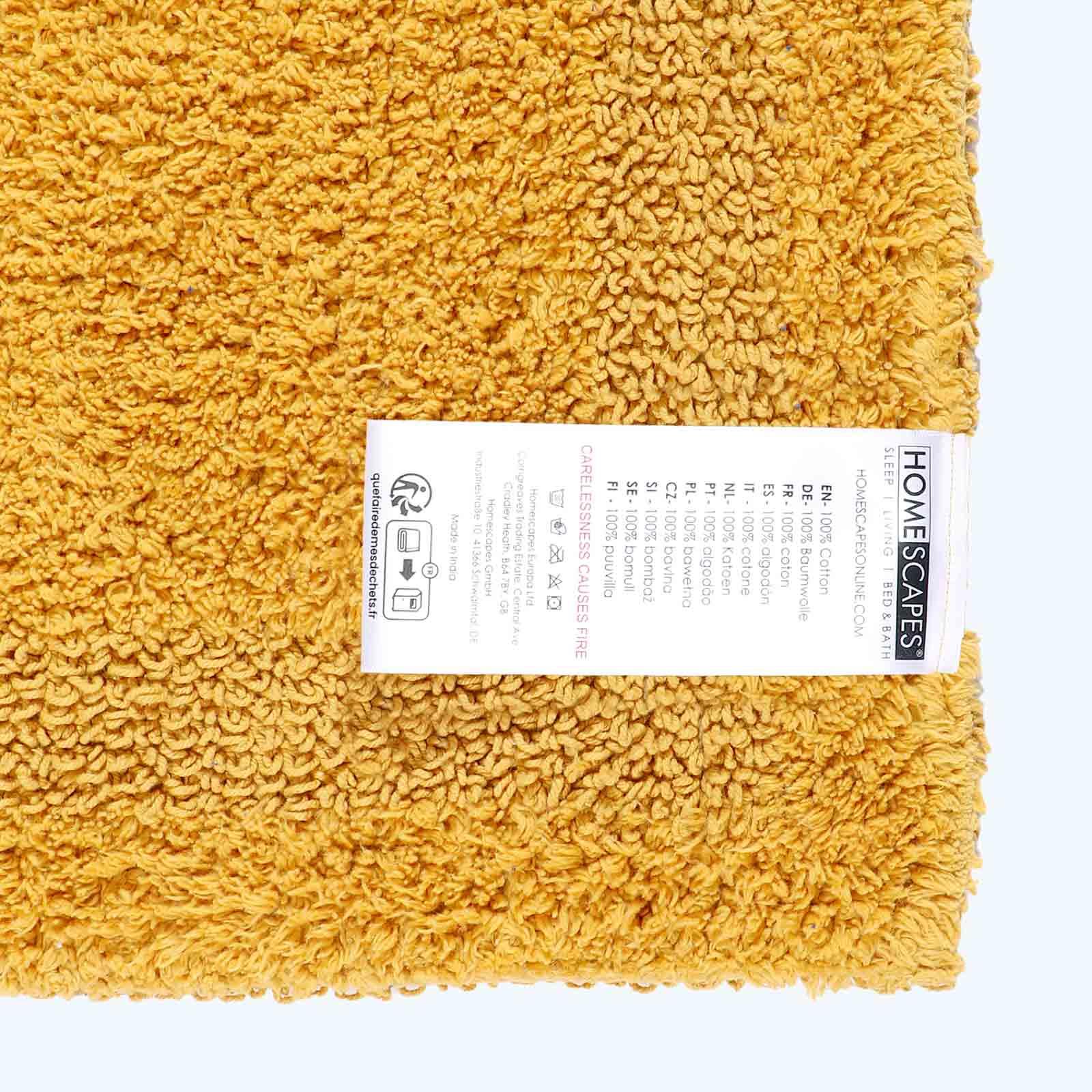 100% Cotton Luxury Reversible Extra Large Bath Mat 70x120cm Thick, Soft Non-Slip - Picture 53 of 90