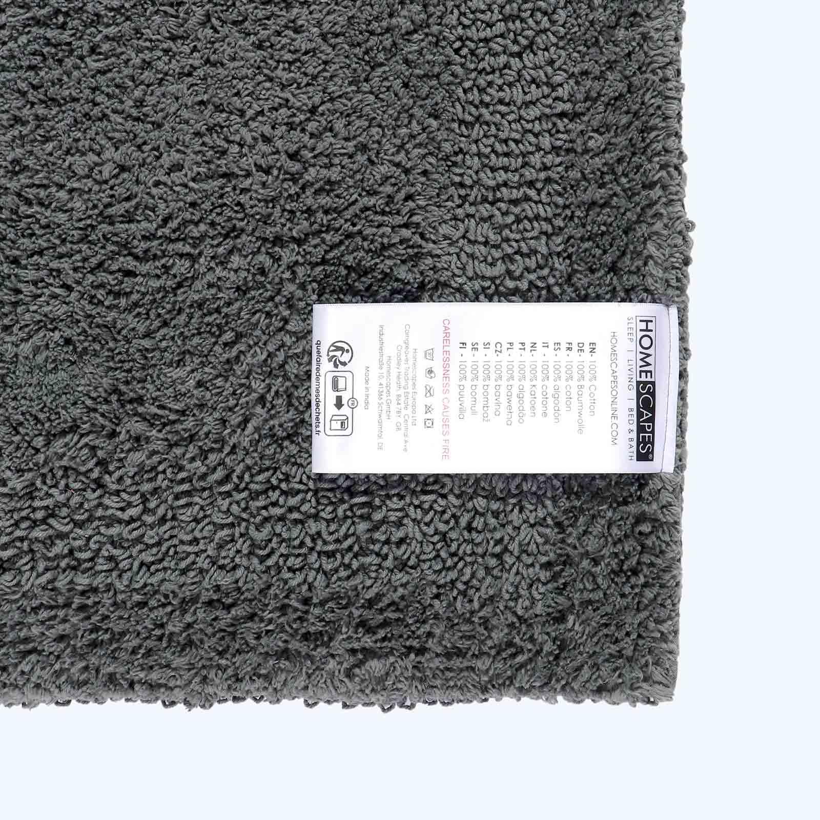 100% Cotton Luxury Reversible Extra Large Bath Mat 70x120cm Thick, Soft Non-Slip - Picture 38 of 90