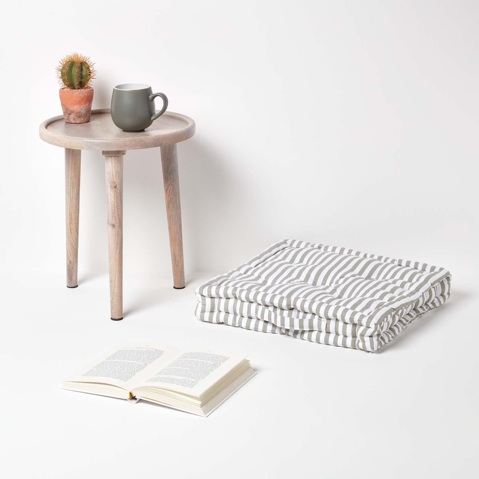 Thick & Thin Stripe Floor Cushion Seat Pad Riser Dining Chair Booster Cushion - Picture 33 of 55