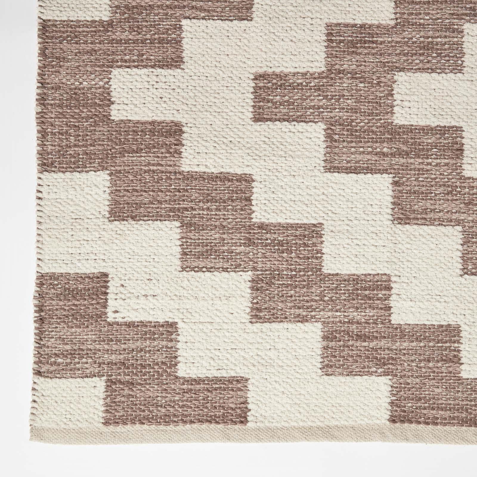 Handgewebter Kelim Teppich Läufer Wolle & Baumwolle im traditionellen Muster mit Quasten - Bild 68 von 92