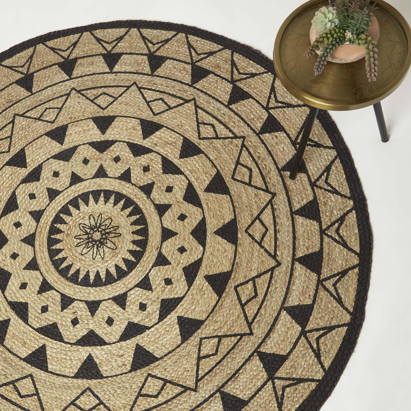 Hand Woven Multi Coloured Rugs and Hall Runners in Decorative Geometric Pattern - Picture 3 of 51