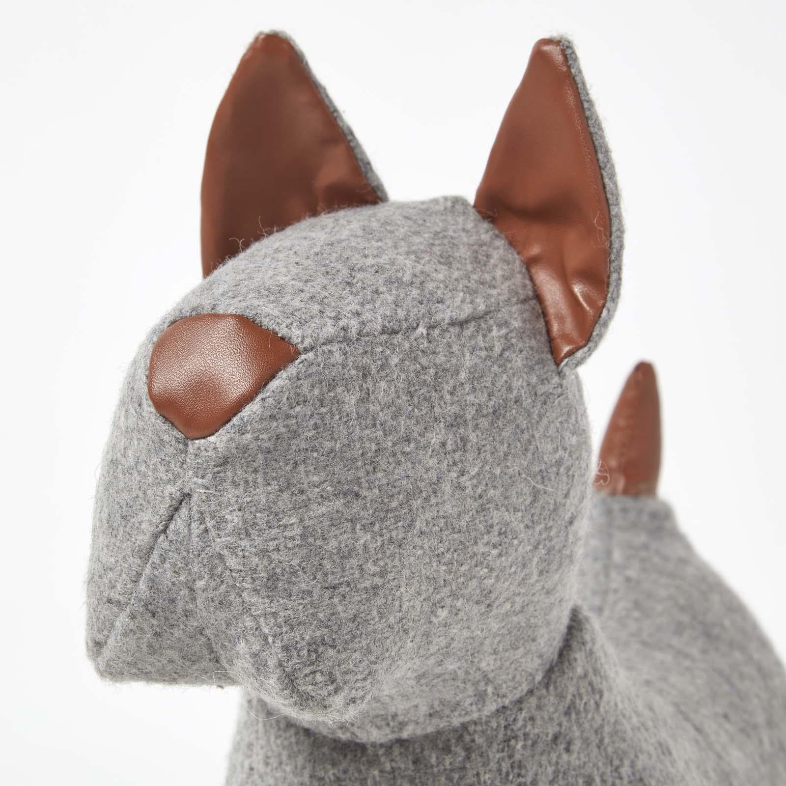 Novelty Animal Door Stop Filled Heavy Fabric Leather Door Stay Stopper