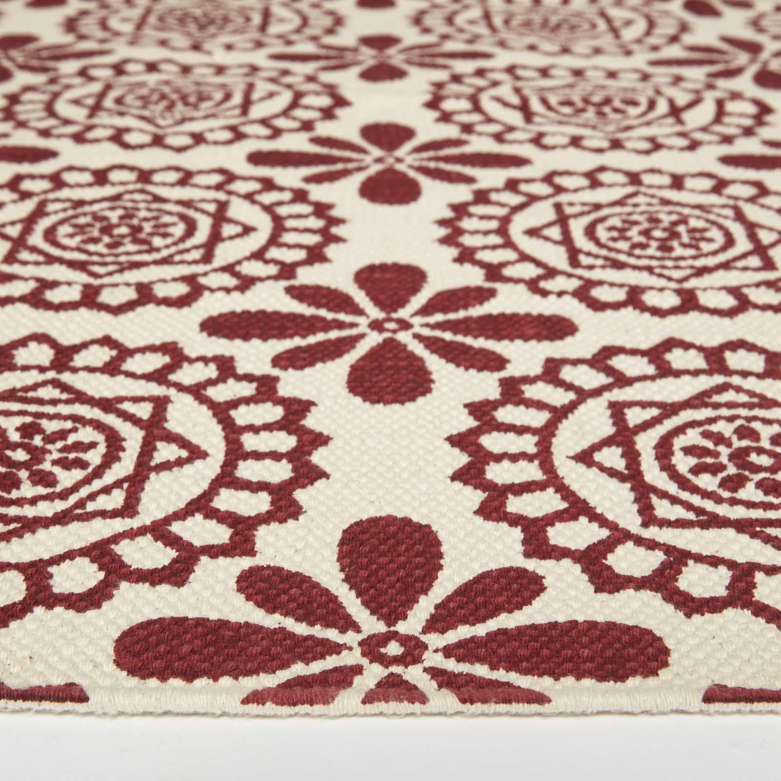 Hand Woven Multi Coloured Rugs and Hall Runners in Decorative Geometric Pattern - Picture 50 of 51