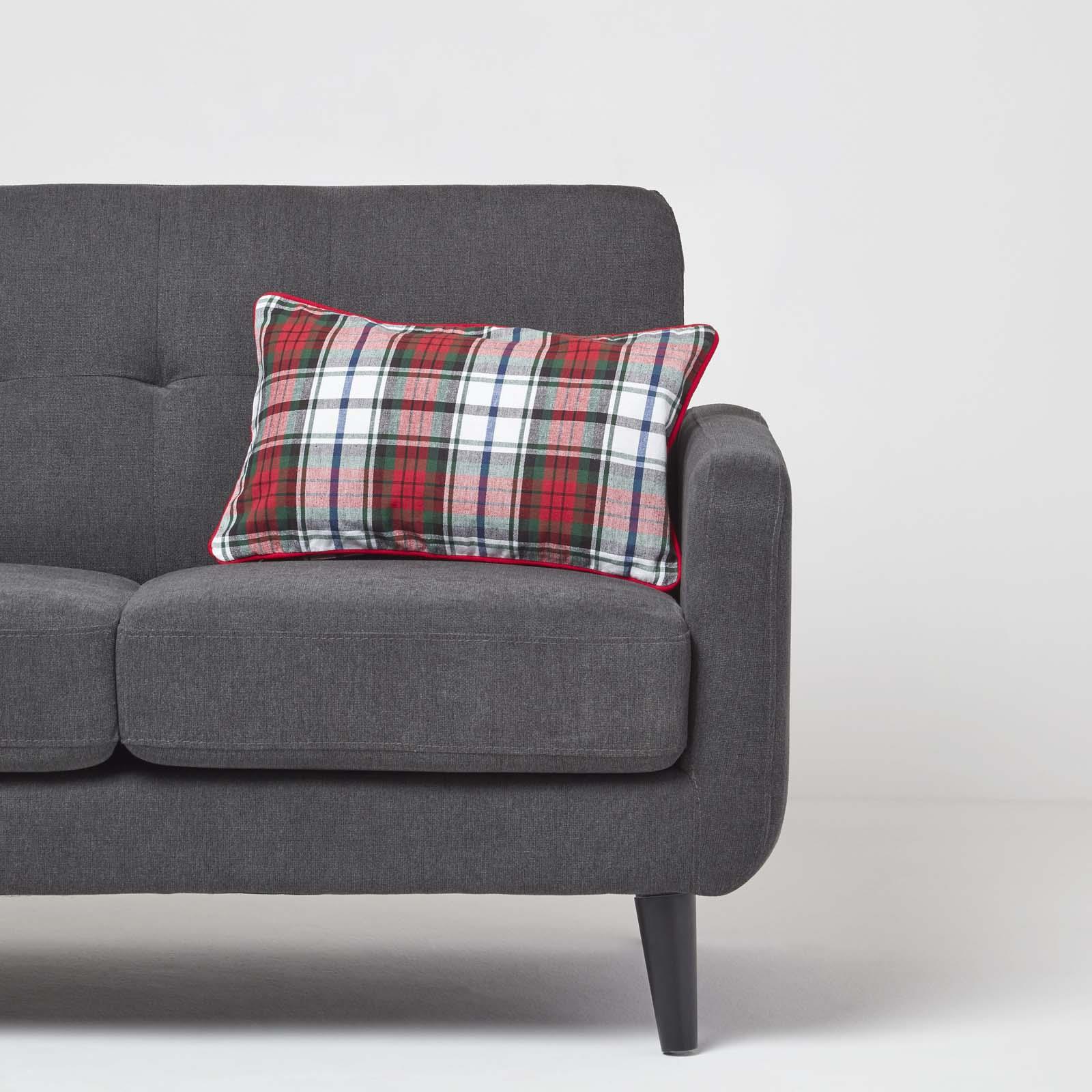 Tartan Check 100% Cotton and Polyester Sofa or Settee Cushion Covers Washable - Picture 28 of 50