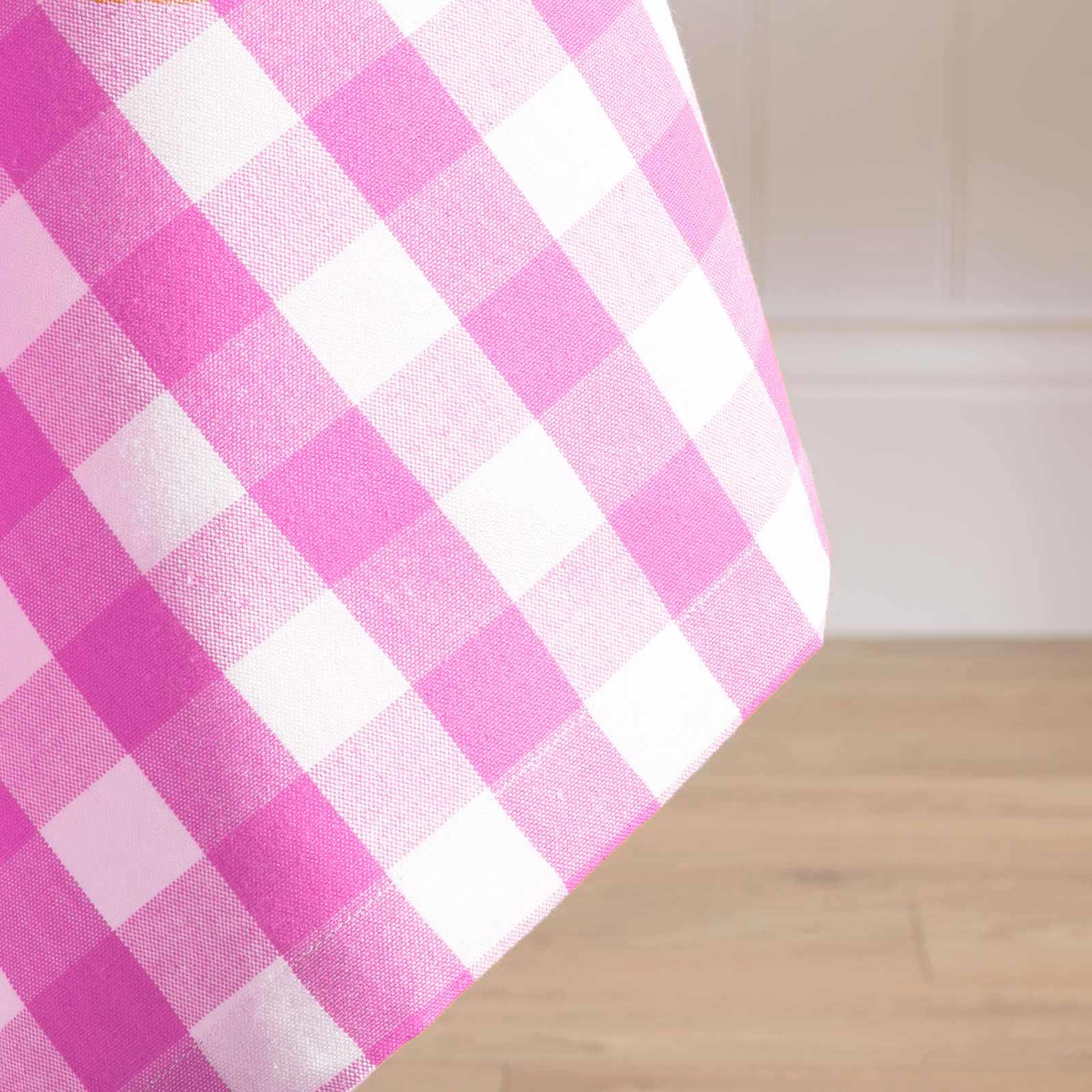 Block Check Tablecloth 100% Cotton Matching With Placemats, Napkins and Seat Pad - Picture 23 of 25