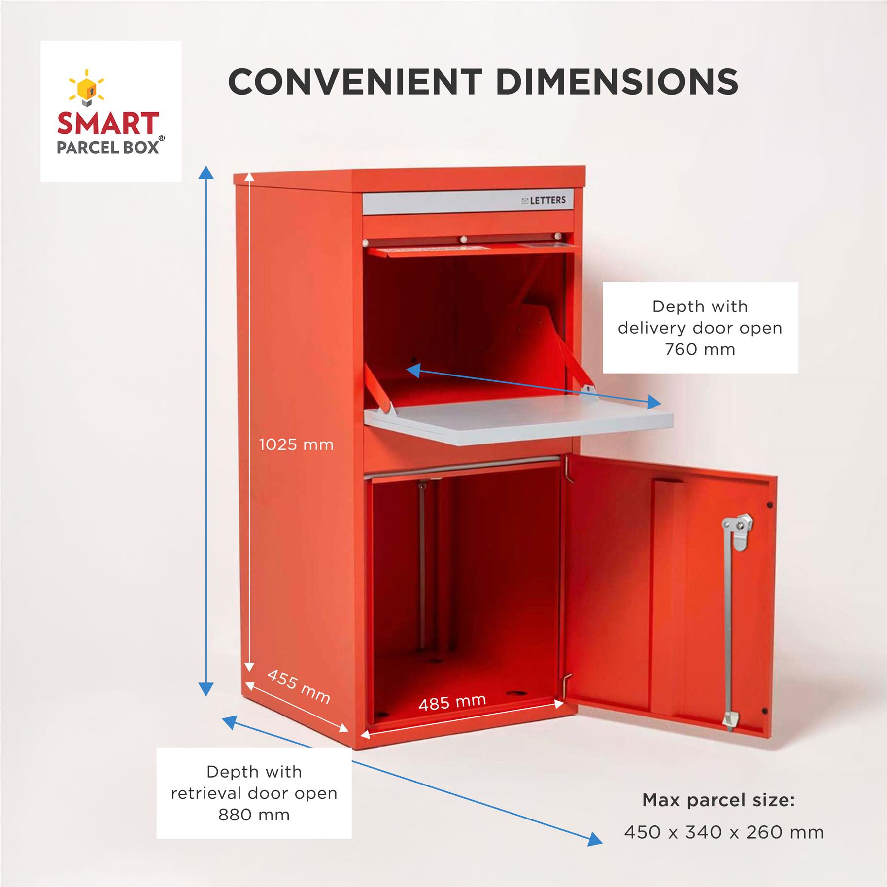 Large/ Extra-Large Front & Rear Access Smart Parcel Box® Special Edition - Picture 41 of 52