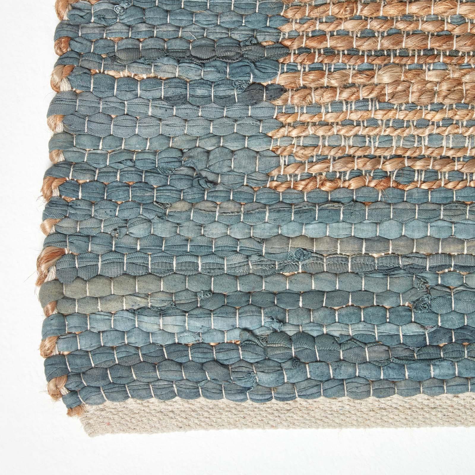 Handwoven Geometric & Checked Pattern Contemorary Style Cotton Hallway Runner - Picture 29 of 36