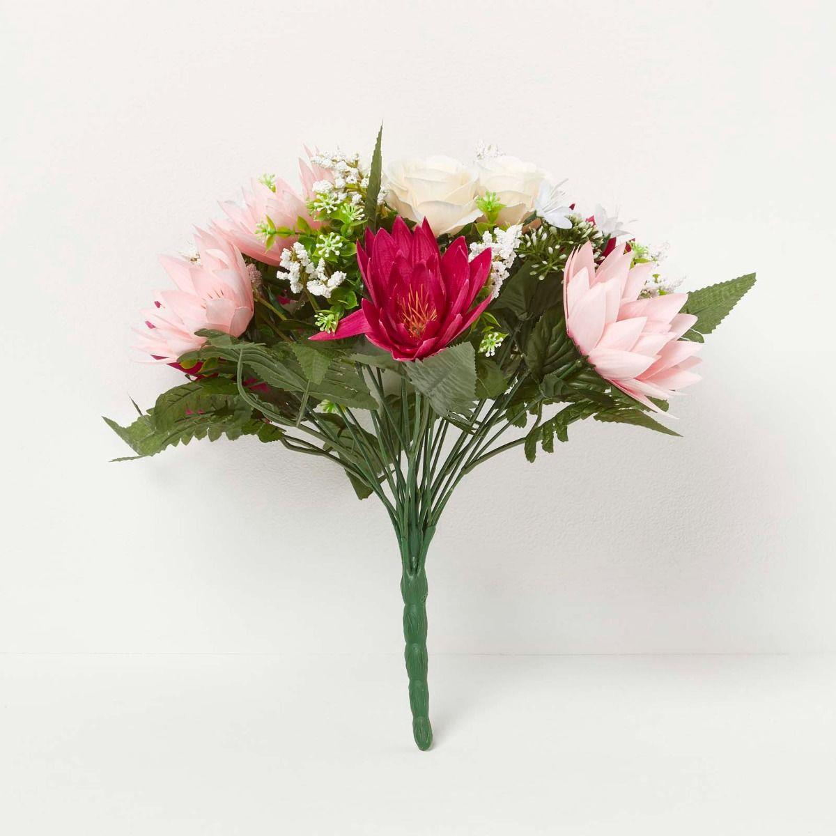 Artificial Fake Flowers Bouquet Arrangement Home Wedding Party Garden-Decor - Picture 38 of 38