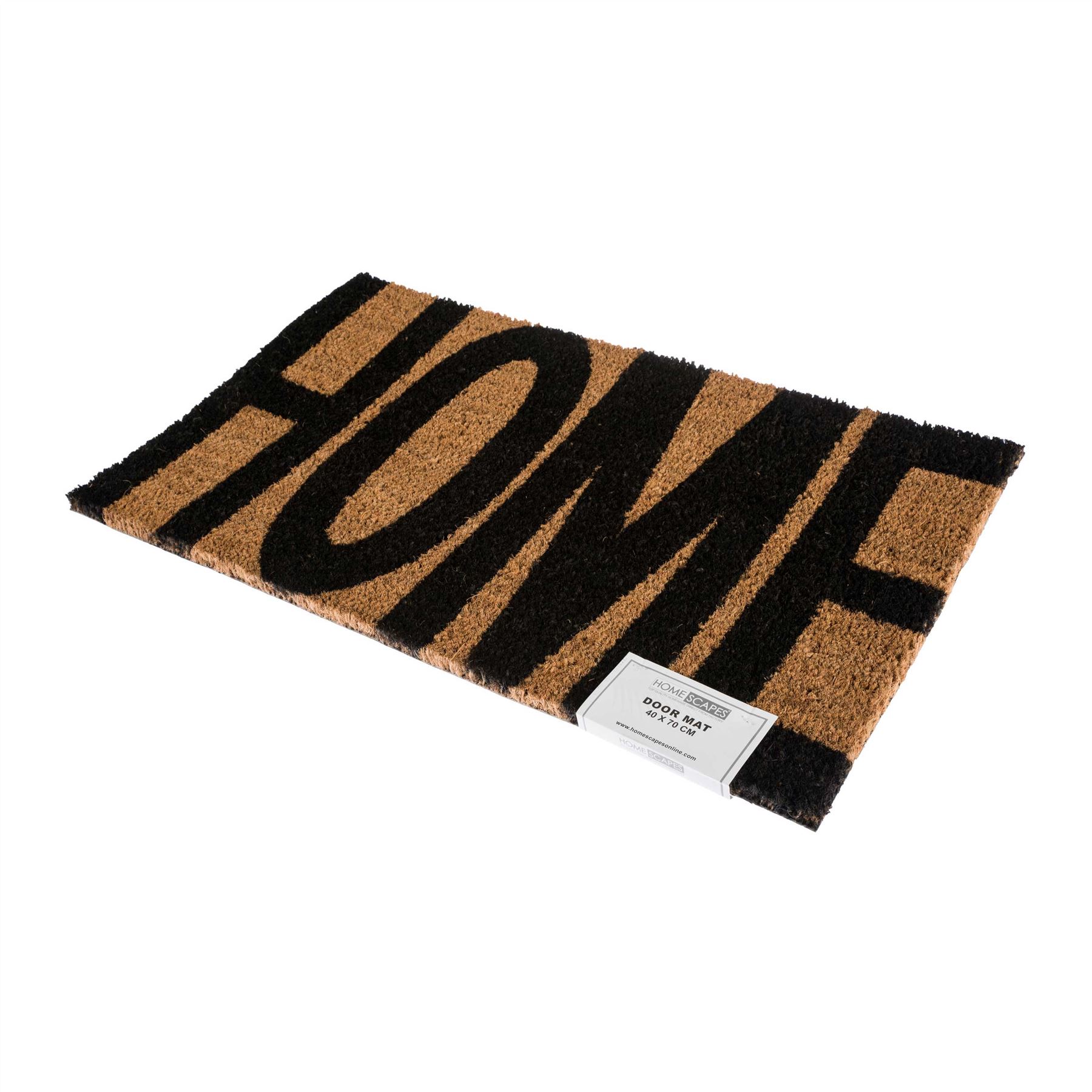 Novelty Natural Coir Door Mat Heavy Duty Indoor Outdoor Floor Entrance