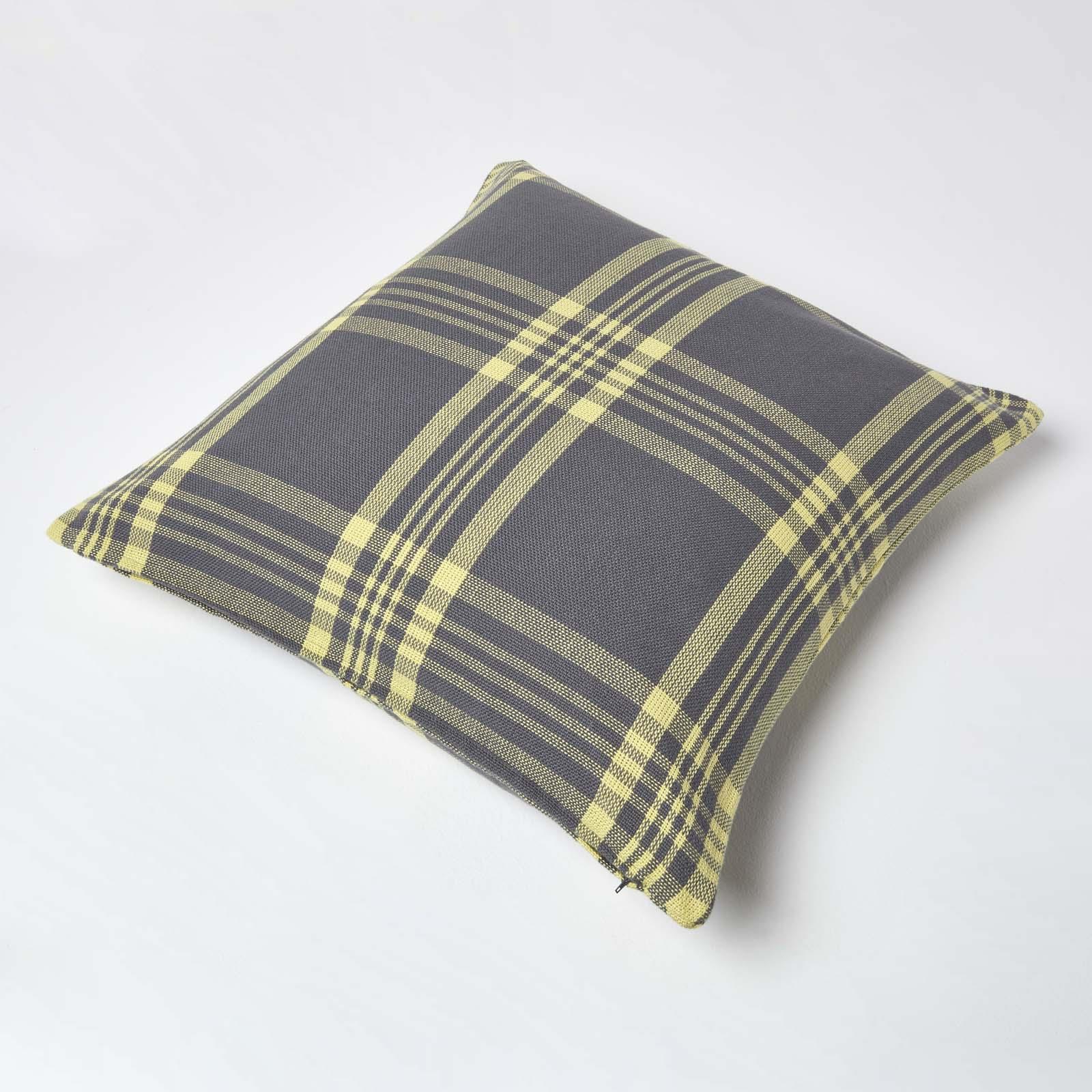 Tartan Check 100% Cotton and Polyester Sofa or Settee Cushion Covers Washable - Picture 23 of 50