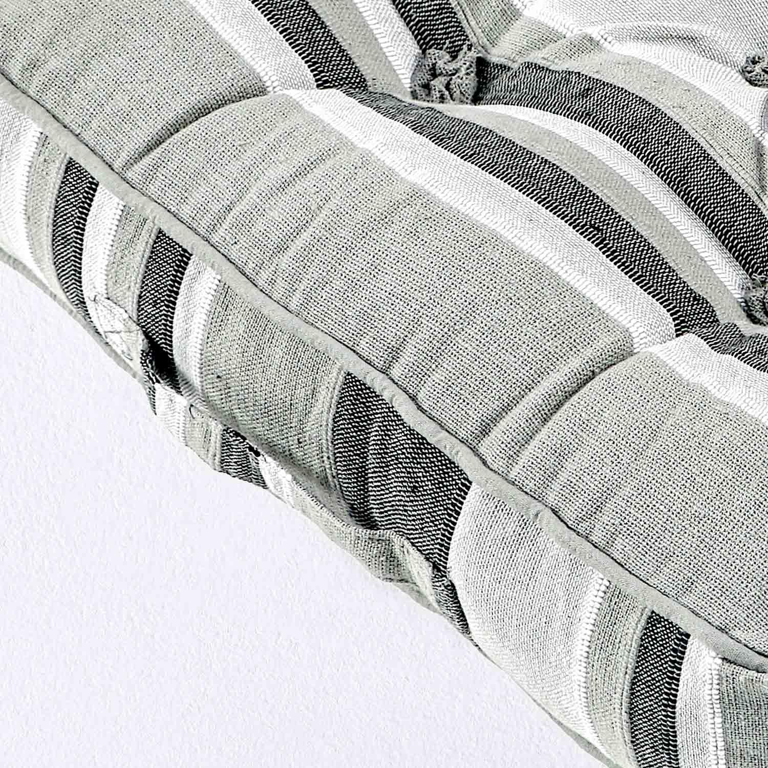 Morocco Striped Floor Cushion Outdoor Garden Dining Booster Seat Pads Square - Picture 35 of 49