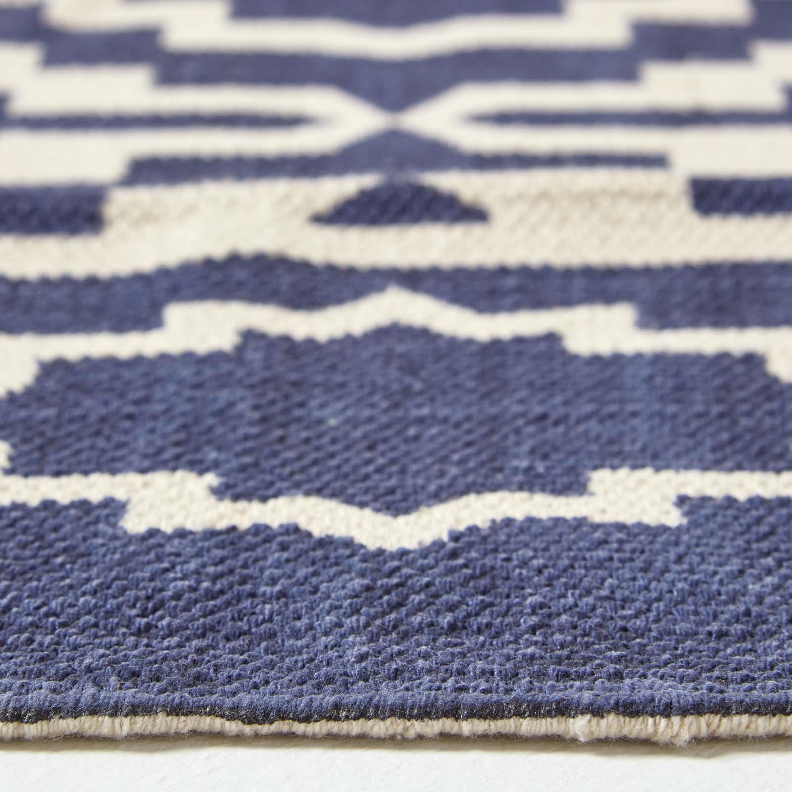 Handwoven Hallway Runner 100% Cotton Hall Rug Multicolour Geometric Printed - Picture 20 of 41
