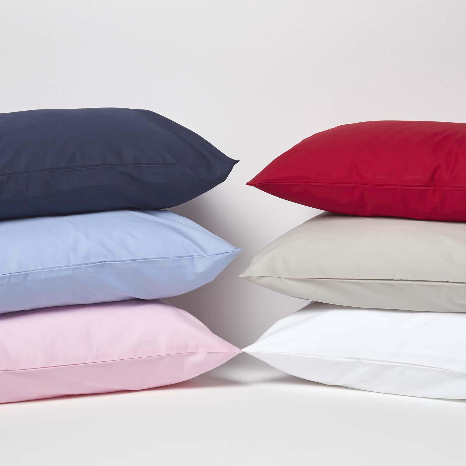 Funda Almohada Cama Cuna Algodón Egipcio 40 x 60 cm Par 200TC 400TC Equivalente - Imagen 16 de 31
