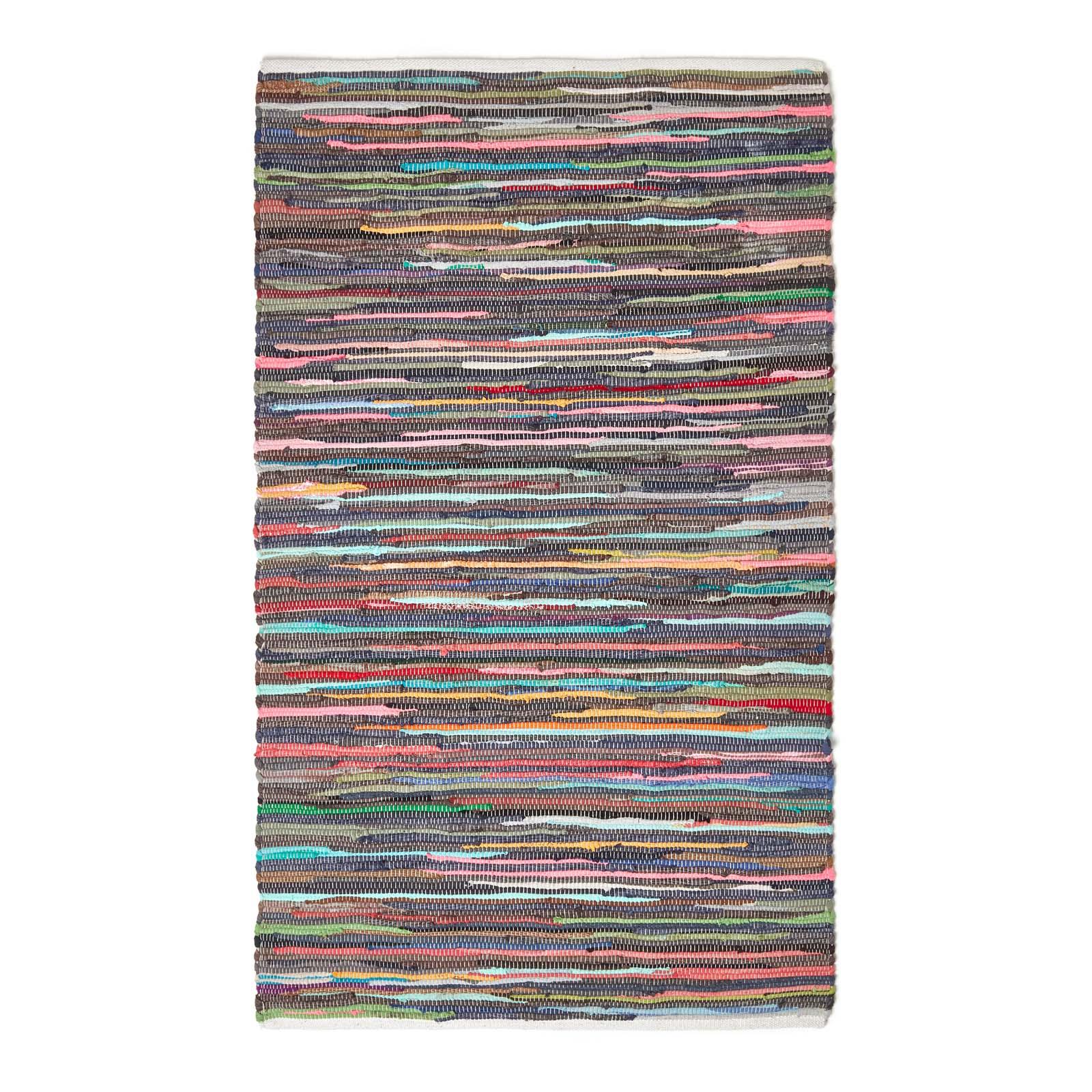 Handmade Indian Chindi Rag Rug 100% Recycled Cotton Large Small Woven Floor Mat - Picture 23 of 31