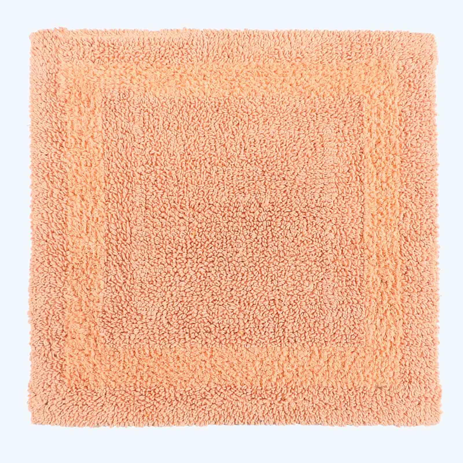 100% Cotton Luxury Reversible Square Shower Mat 50x50cm - Thick, Soft, Non-Slip - Picture 61 of 90