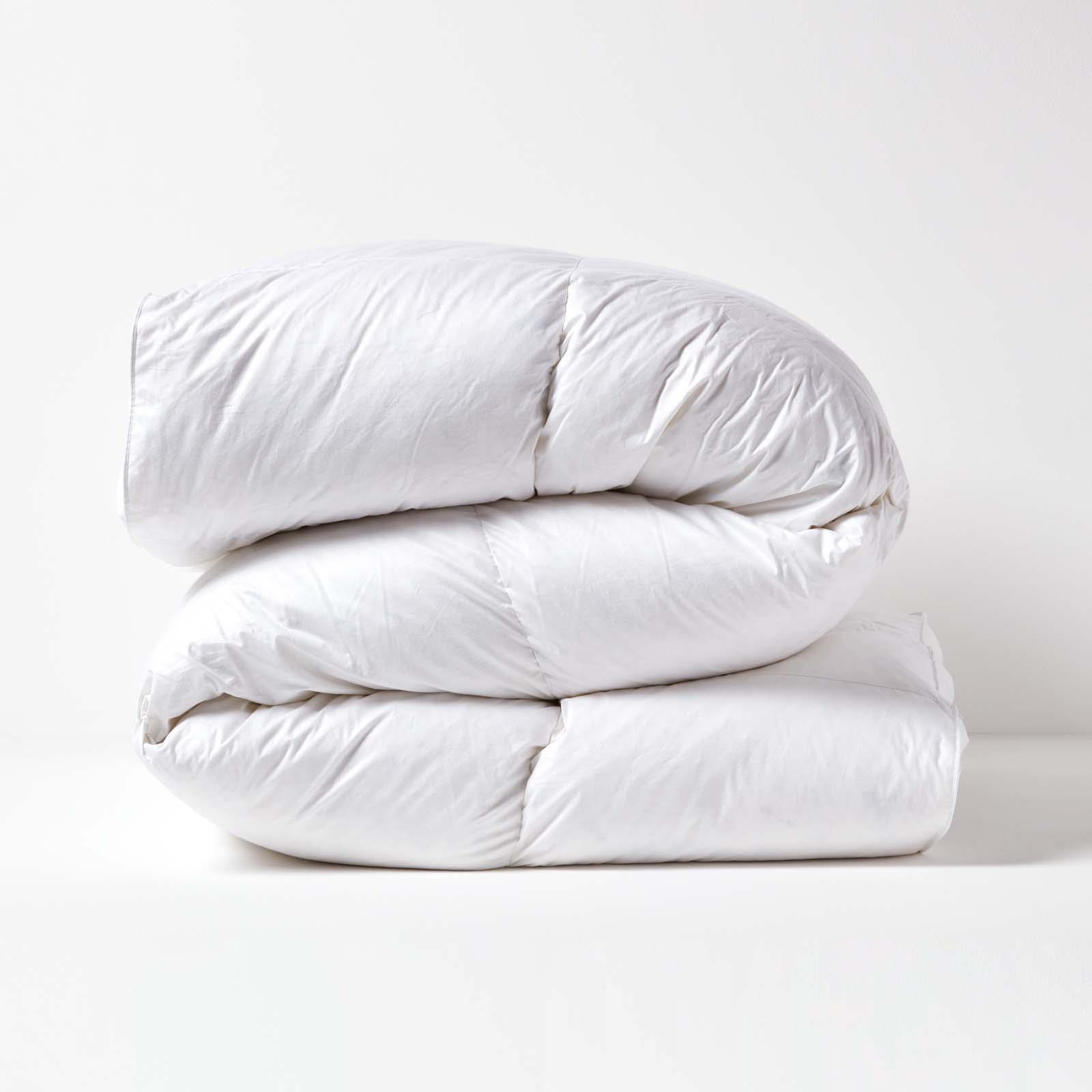 Homescapes Goose Feather Bed Mattress Topper 7cm Thick - Picture 9 of 17