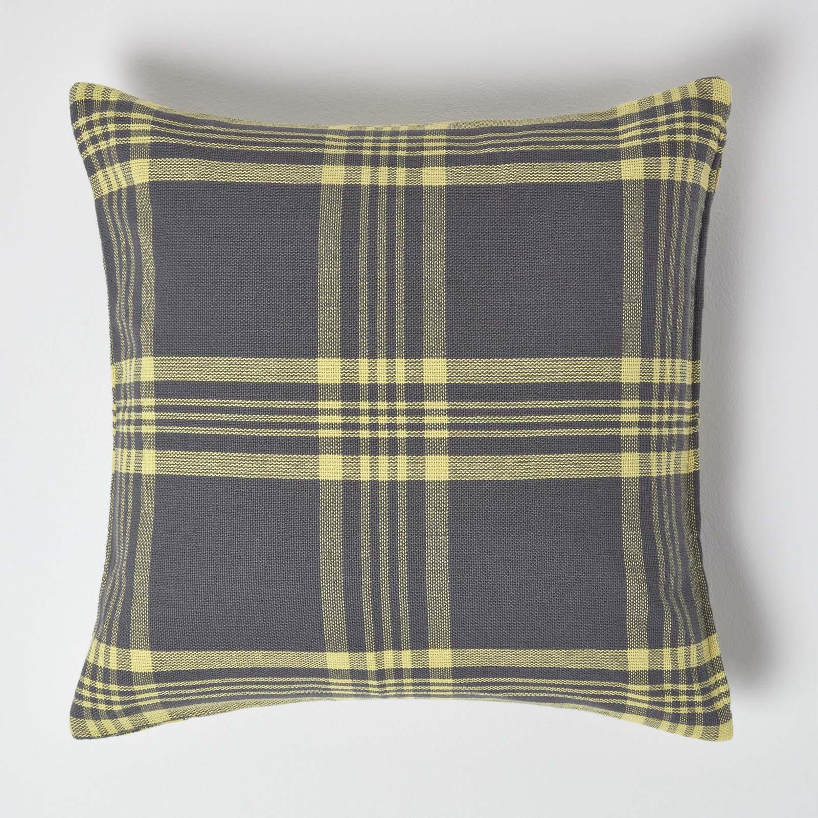 Tartan Check 100% Cotton and Polyester Sofa or Settee Cushion Covers Washable - Picture 20 of 50