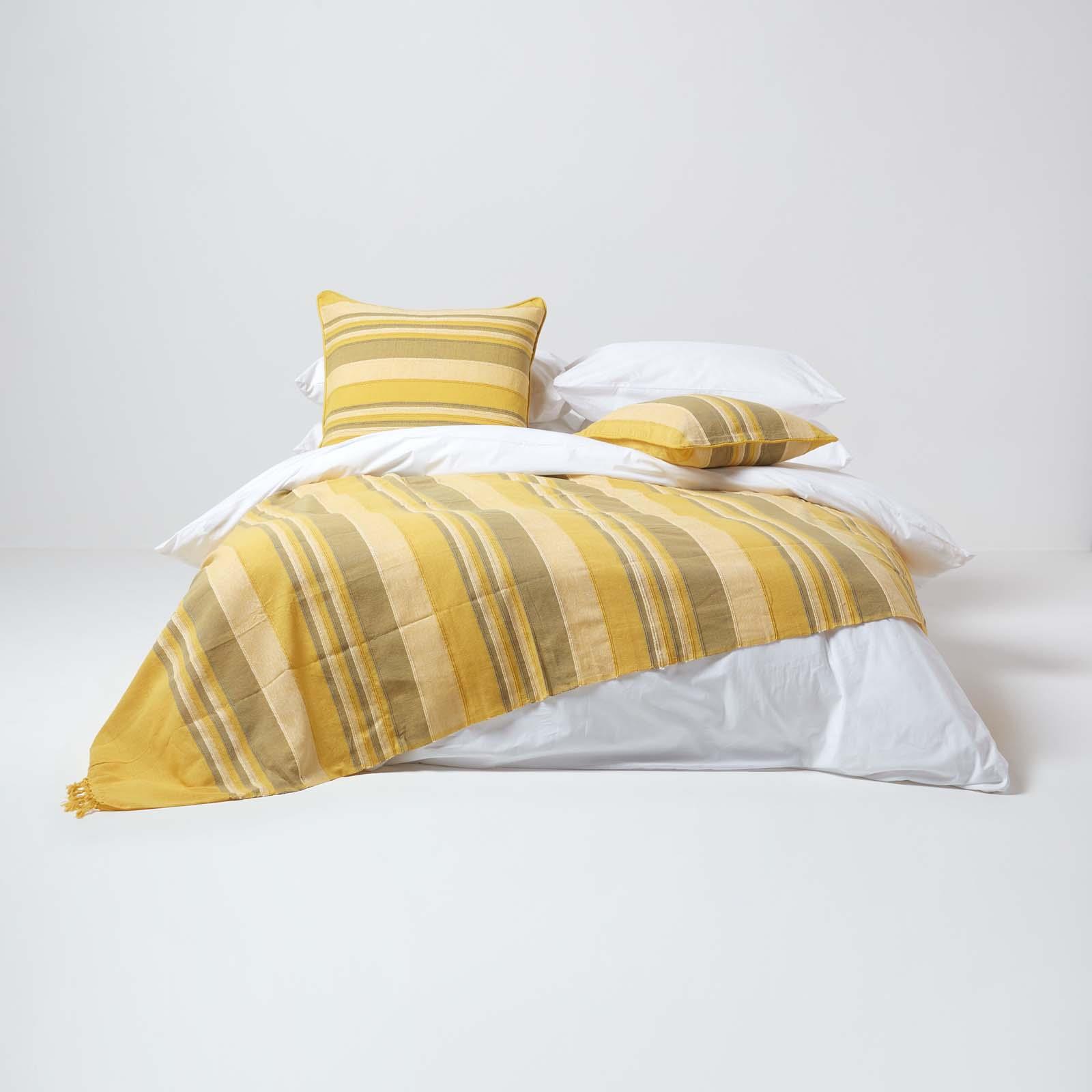 100% Cotton Morocco Striped Cushion Cover 18" x 18" and 24" x 24" - Picture 40 of 41