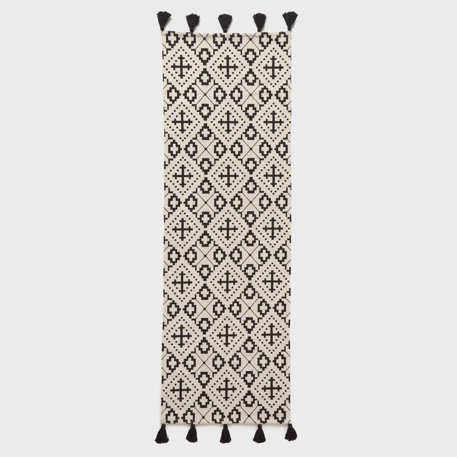 Hand Woven Multi Coloured Rugs and Hall Runners in Decorative Geometric Pattern - Picture 32 of 51