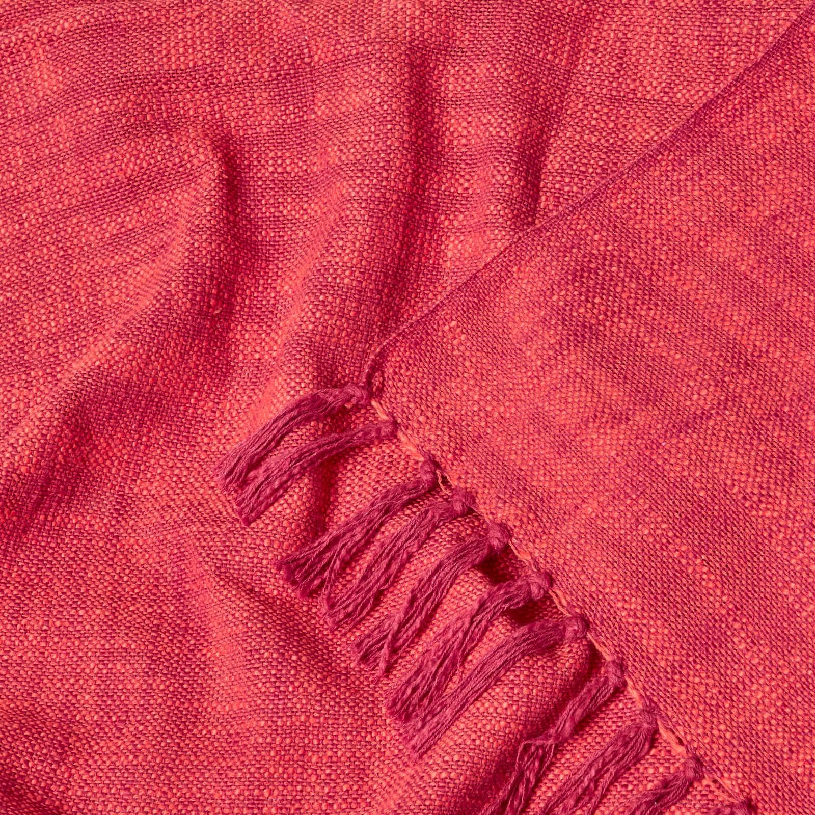 Homescapes Hand woven 100% Pure Cotton Throws for Bed or Sofa Yellow Grey Purple - Picture 27 of 54