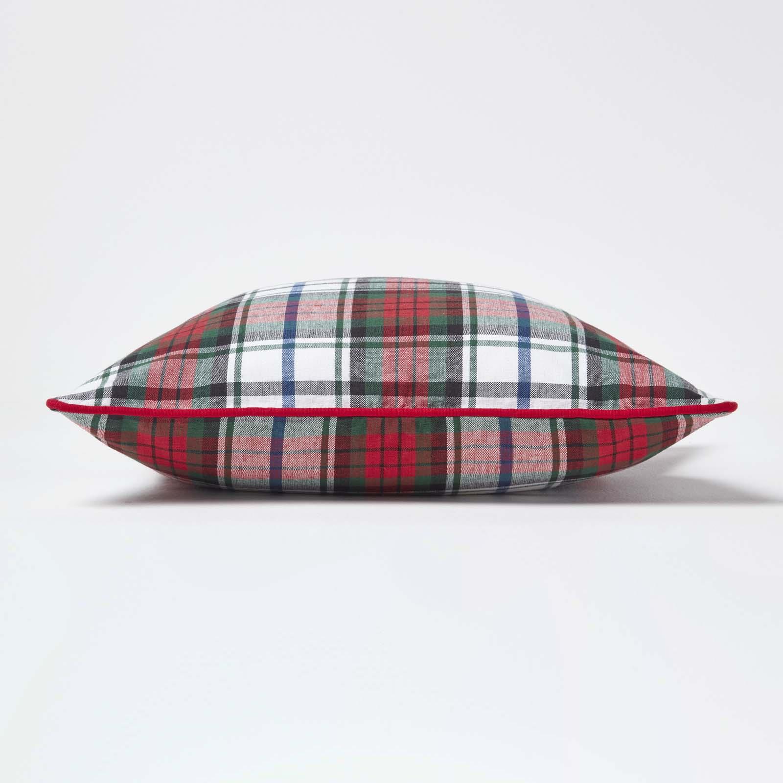 Tartan Check 100% Cotton and Polyester Sofa or Settee Cushion Covers Washable - Picture 31 of 50