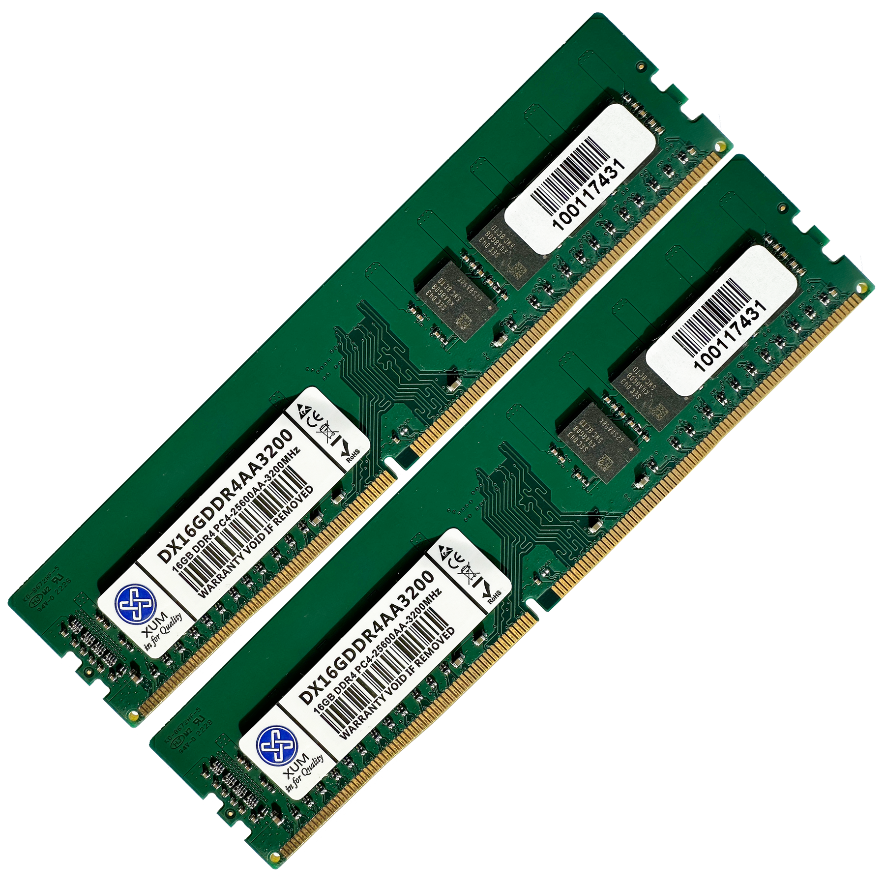 XUM 4GB 8GB 16GB 32GB Desktop Memory RAM DDR4 3200MHZ PC4-25600 1.2V 288 Pin Lot - Picture 20 of 25