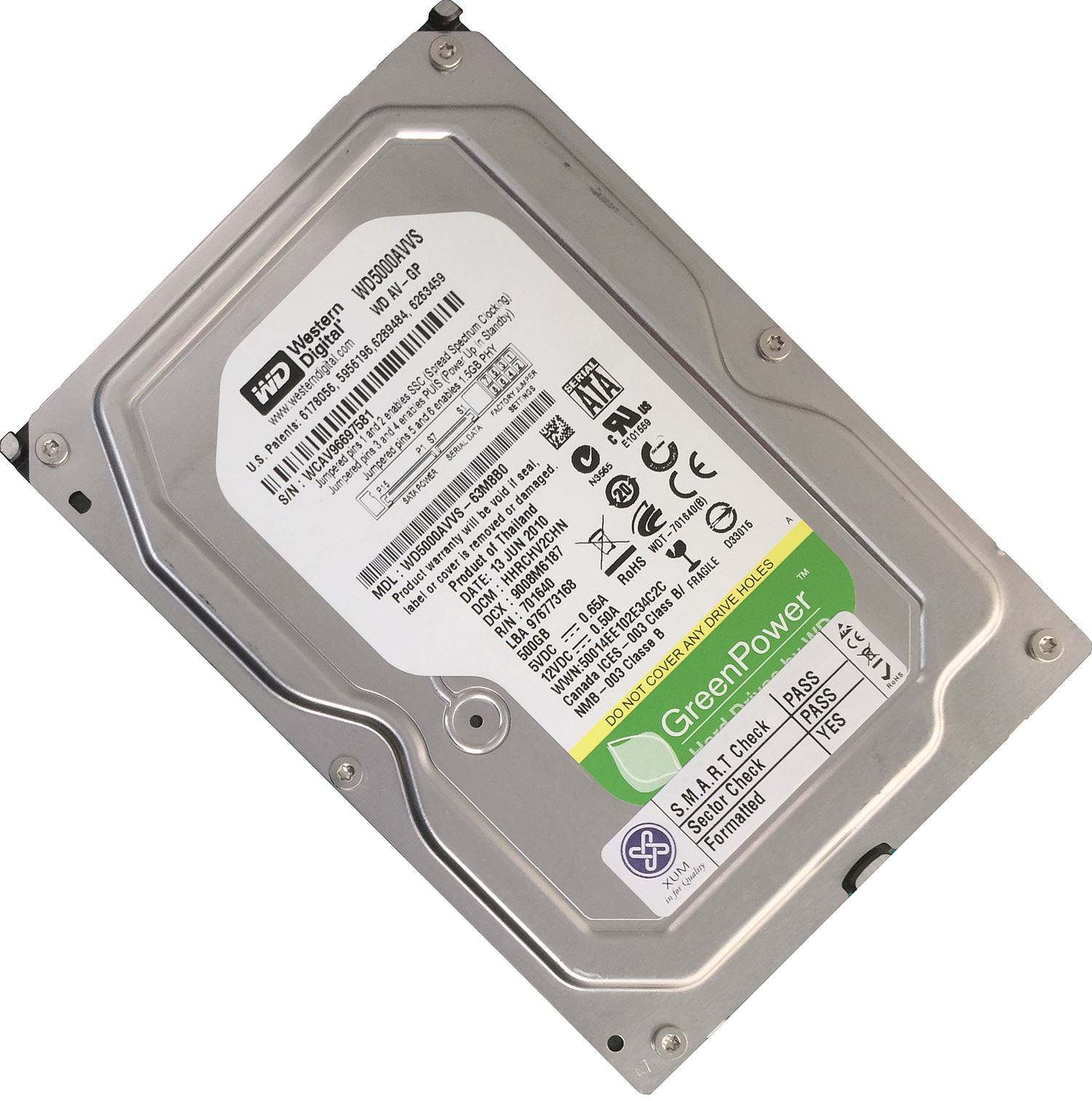 500GB 3.5" inch SATA Desktop Internal Hard Drive HDD PC CCTV DVR DISK