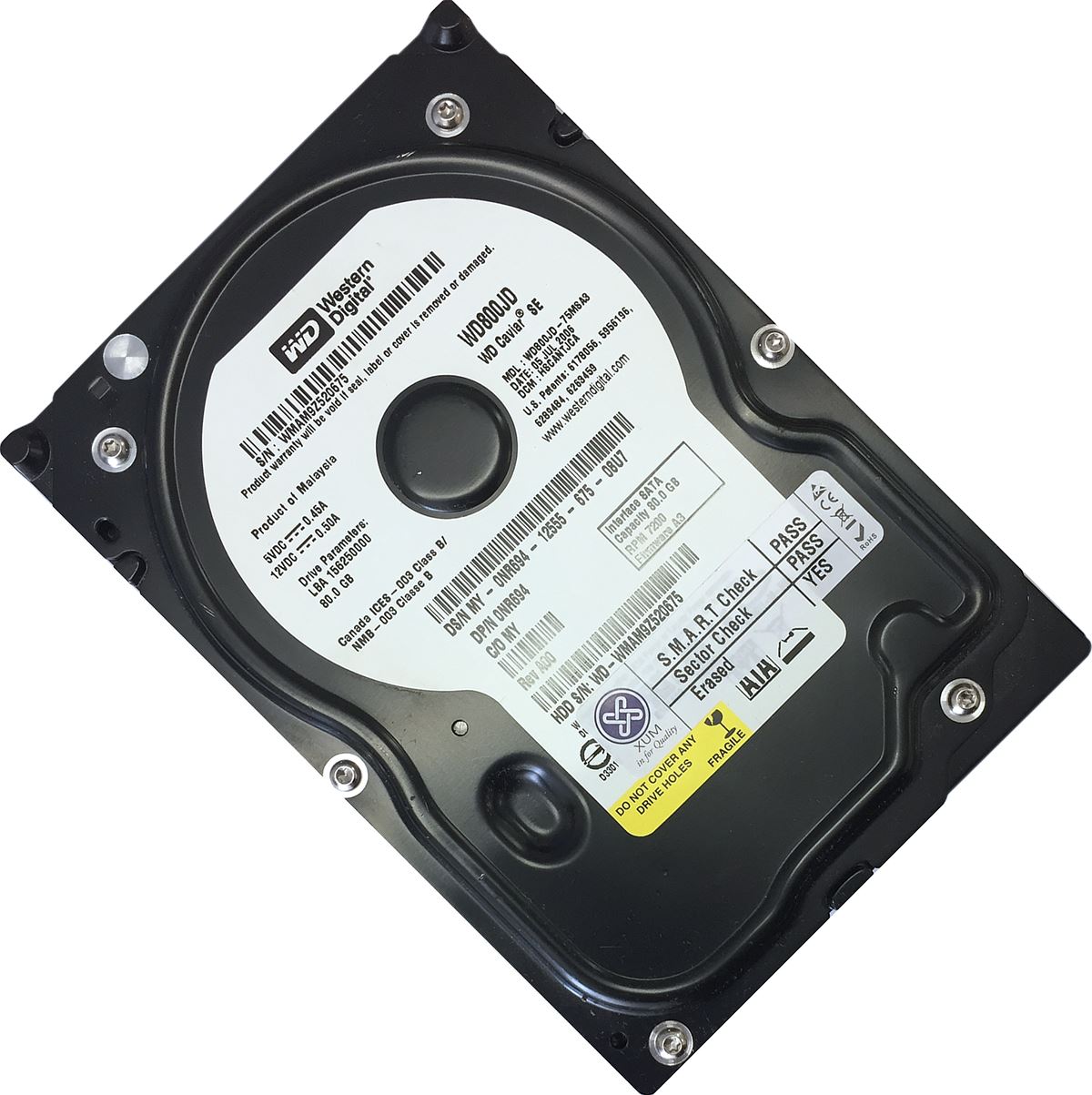 80GB 3.5" inch SATA Hard Drive Internal HDD DESKTOP PC CCTV DVR DISK