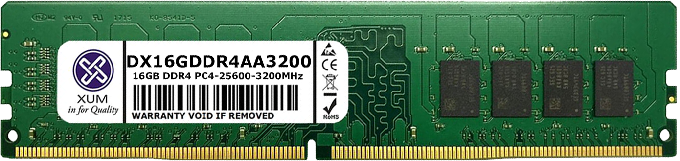 XUM 4GB 8GB 16GB 32GB Desktop Memory RAM DDR4 3200MHZ PC4-25600 1.2V 288 Pin Lot - Picture 22 of 25