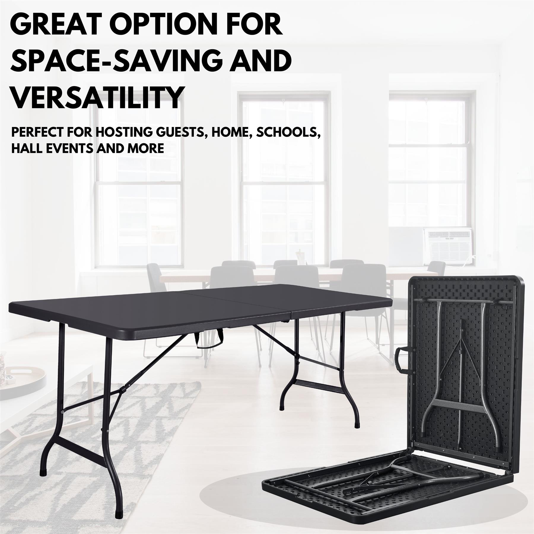 Folding Table Chairs Furniture Durable Portable Dining Outdoor Garden Picnic Set - Picture 14 of 214