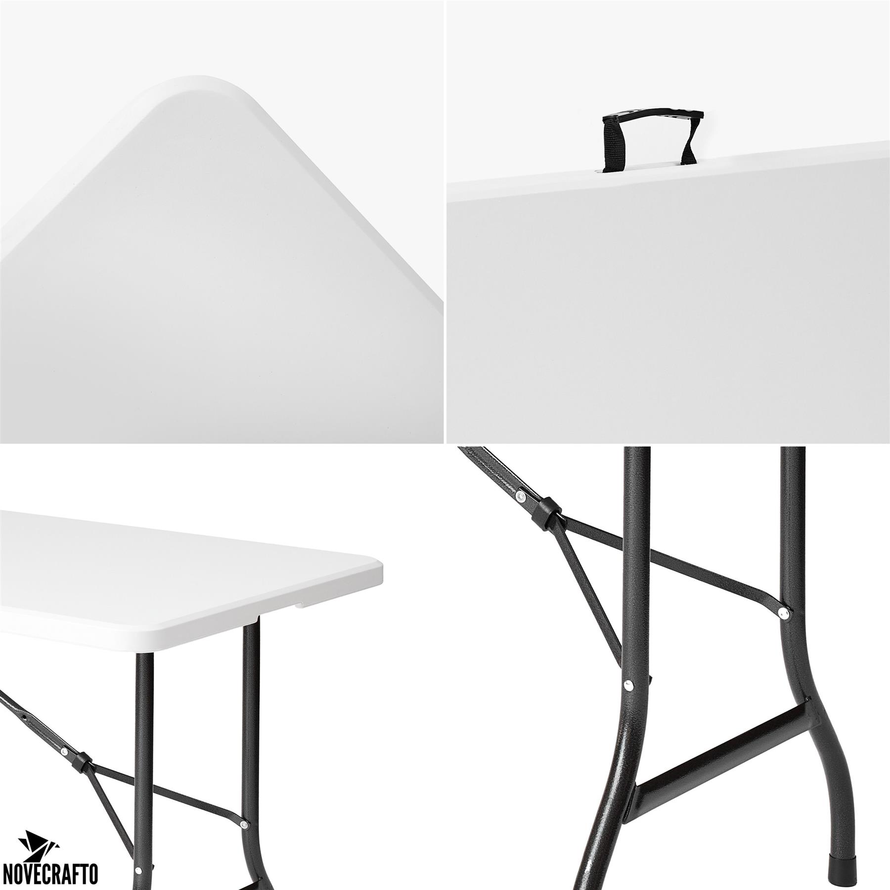 Folding Table Chairs Furniture Durable Portable Dining Outdoor Garden Picnic Set - Picture 7 of 214