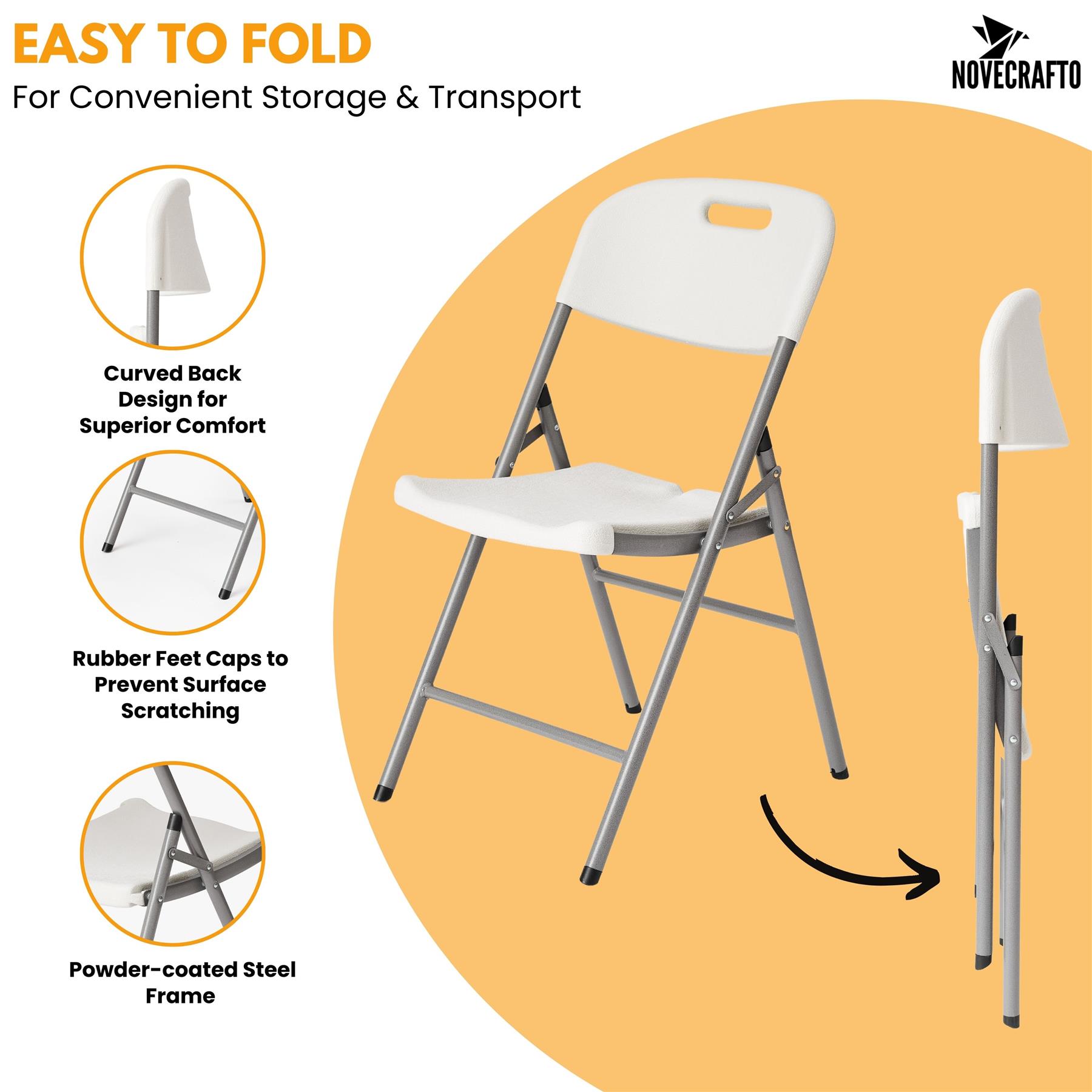 Folding Table Chairs Furniture Durable Portable Dining Outdoor Garden Picnic Set - Picture 47 of 214