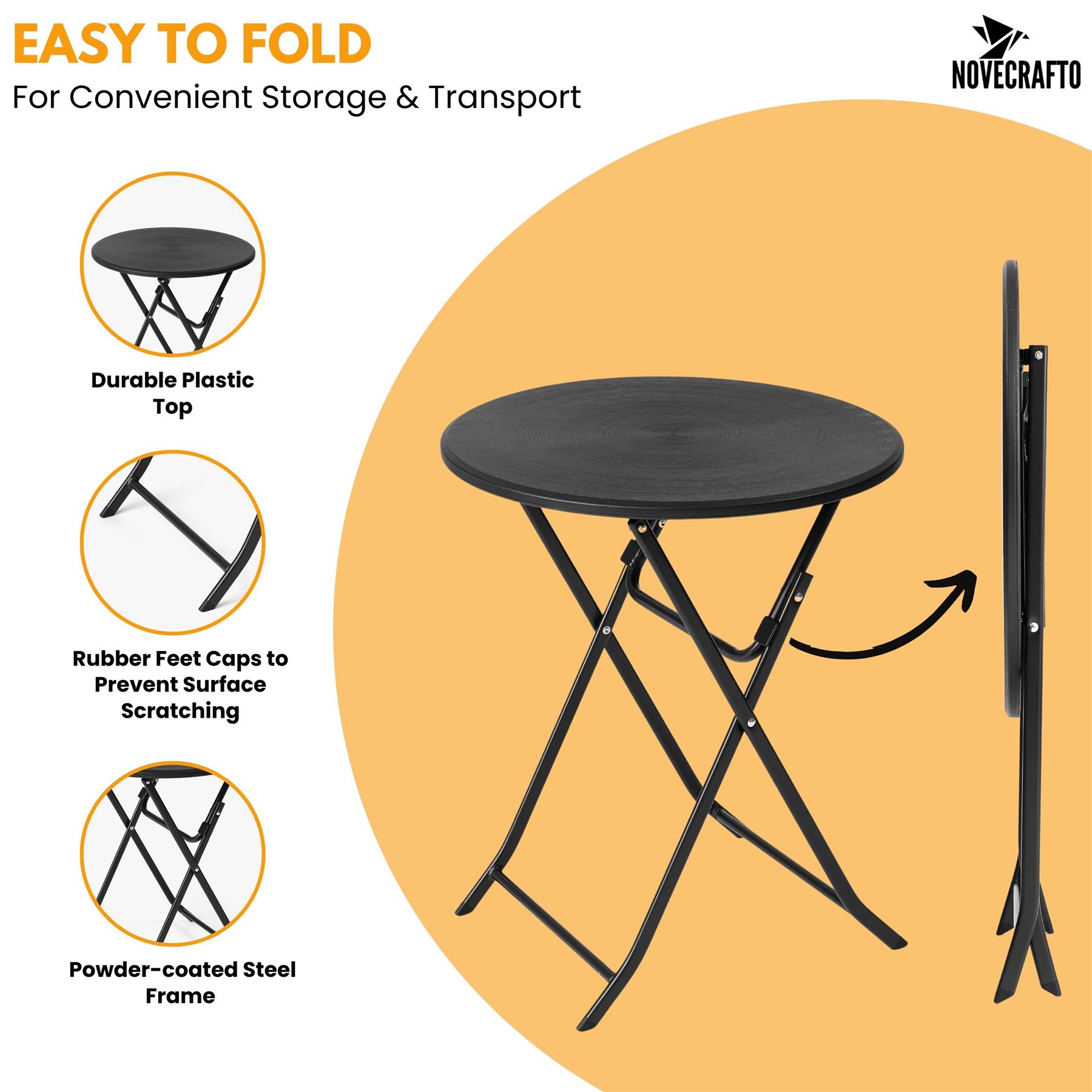 Folding Table Chairs Furniture Durable Portable Dining Outdoor Garden Picnic Set - Picture 86 of 214