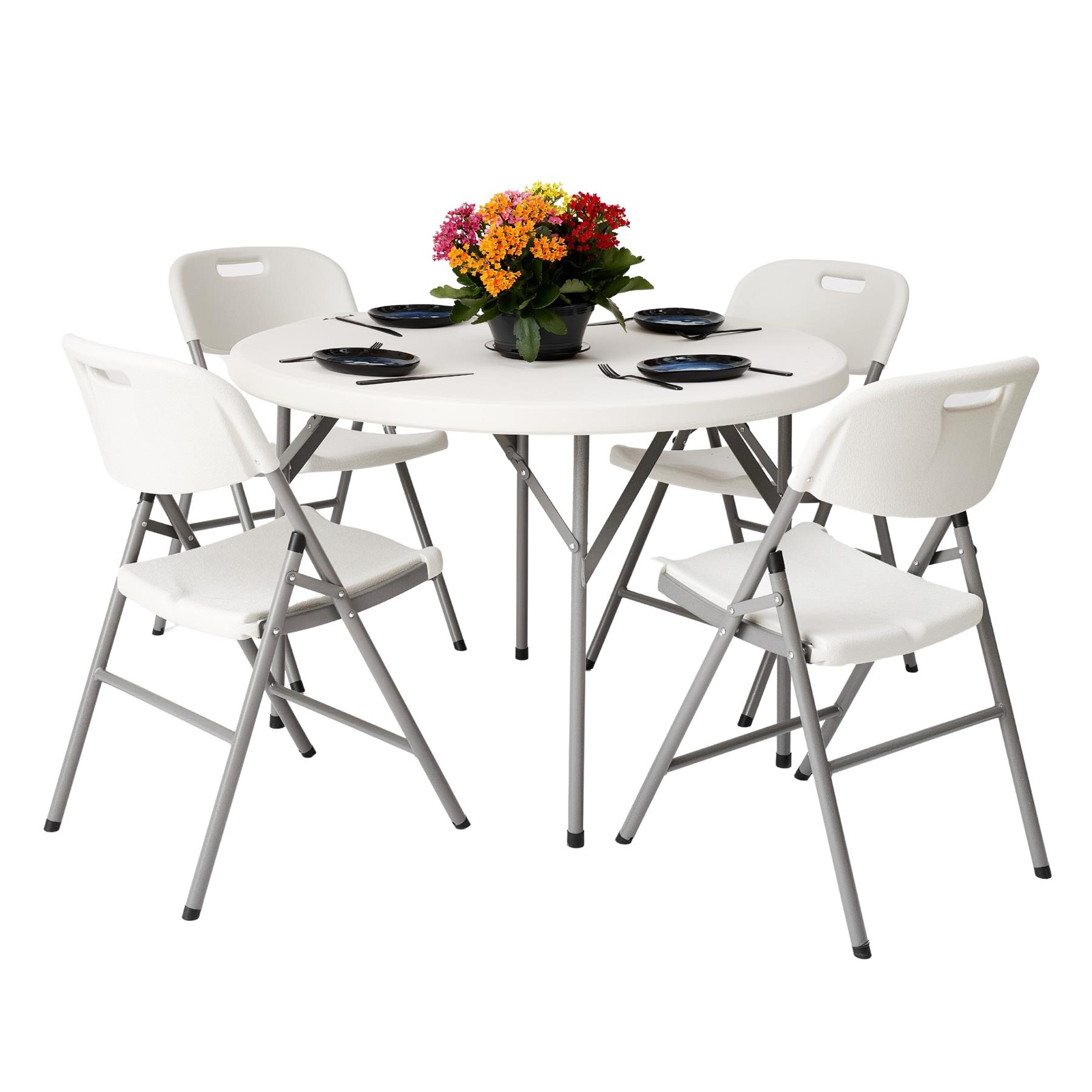 Folding Table Chairs Furniture Durable Portable Dining Outdoor Garden Picnic Set - Picture 183 of 214