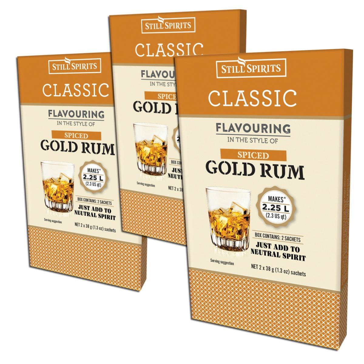Still Spirits Classic Spiced Gold Rum Premium Essence Flavours 2.25L