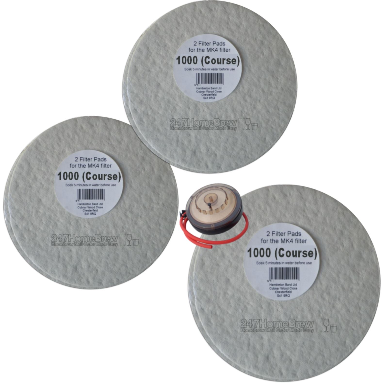 Filter Pads 1000 Course 2x Pack for the Better Brew MK4 Wine Filter