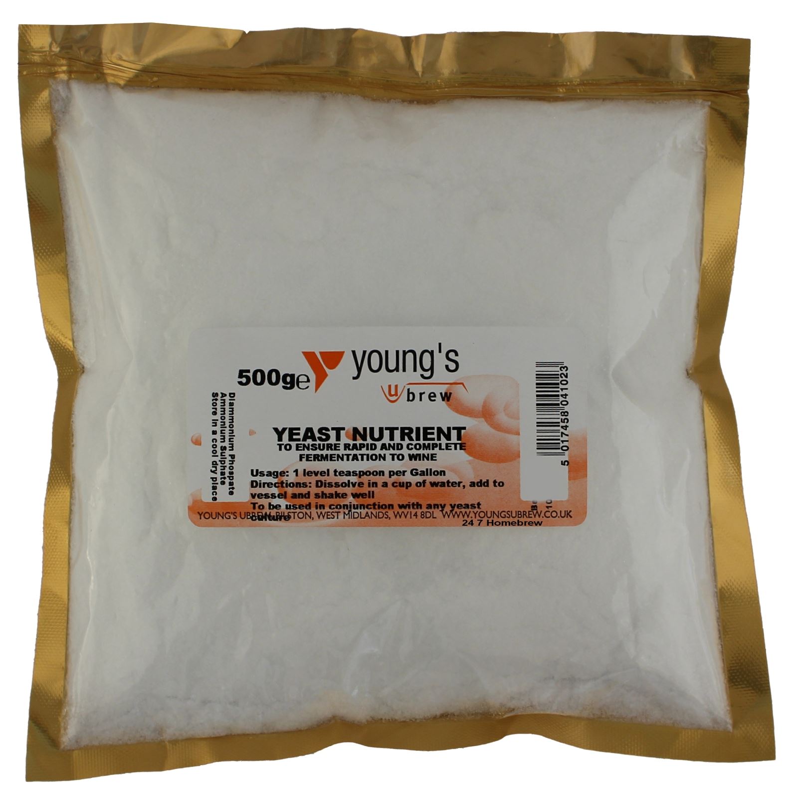 Yeast Nutrient 500g Youngs Home brew Beer & Wine Making Chemicals