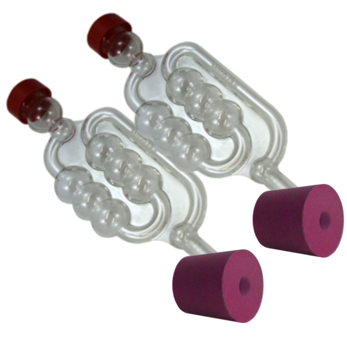 Bungs & Bubbler Airlocks - Demijohn Rubber Cork & Air Lock - Beer Wine Cider