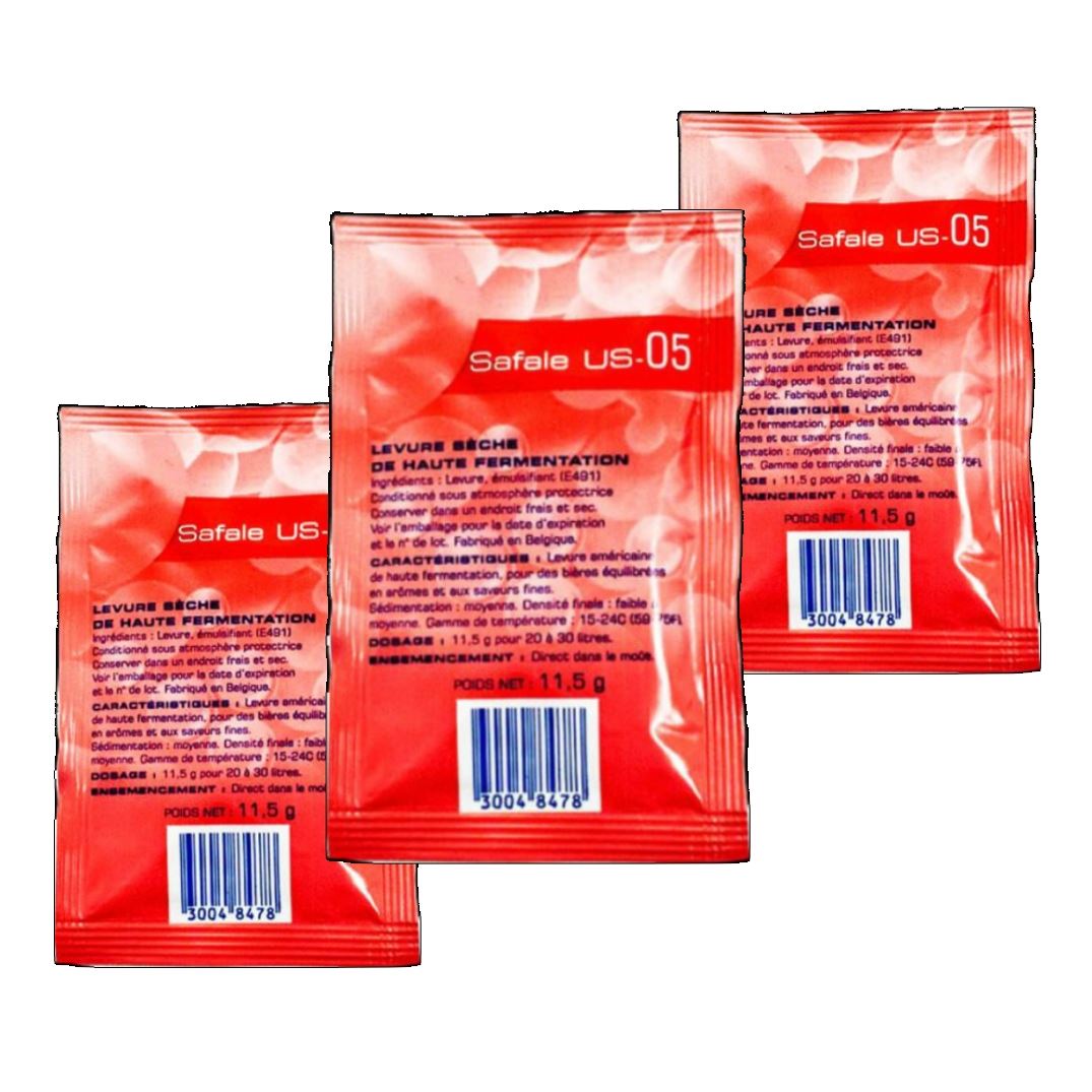 Fermentis Safale US05 Beer Yeast American Ales 11.5g 20-30L