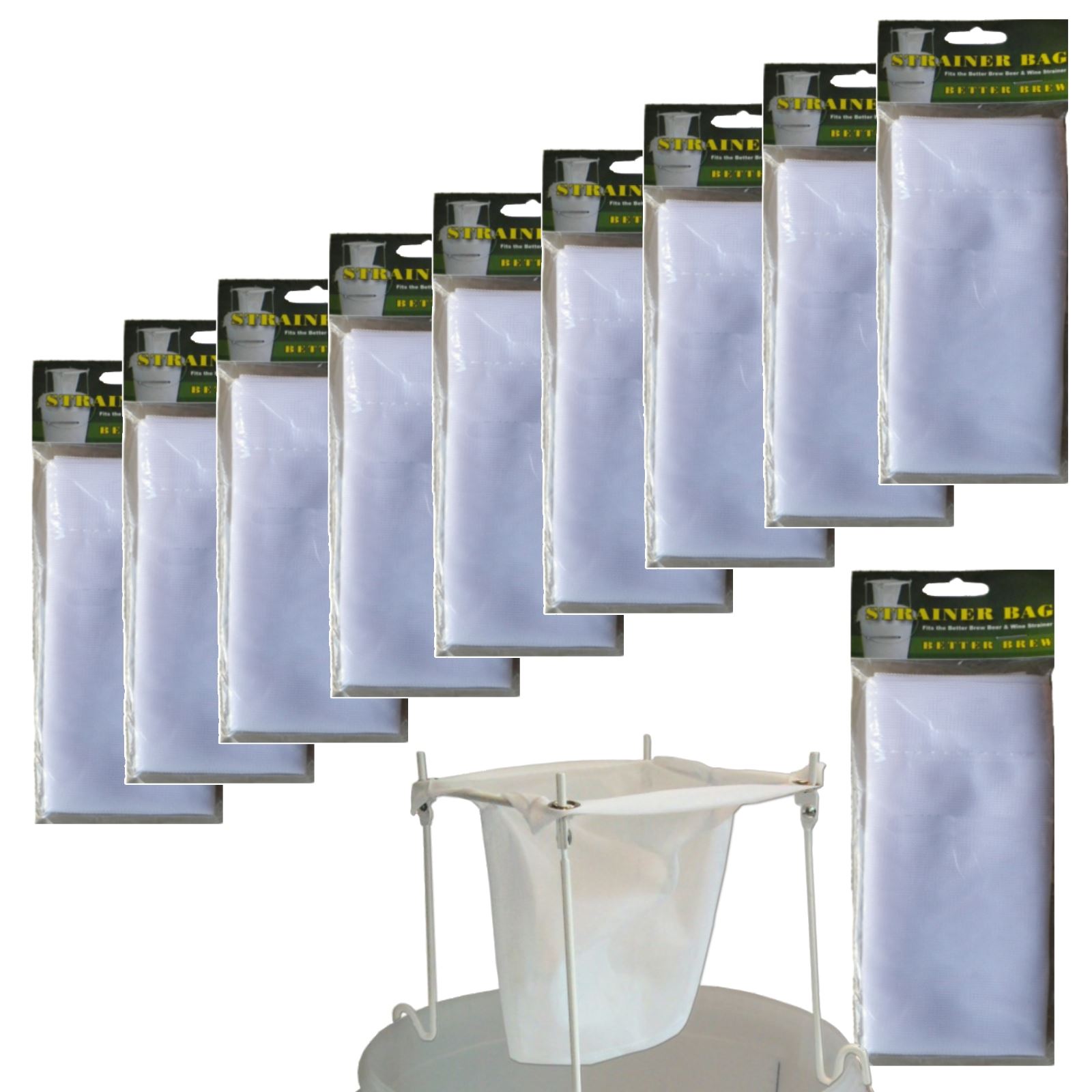Spare Bag for Beer and Wine Strainer Kit Cider, Wine, Jam, Preserves
