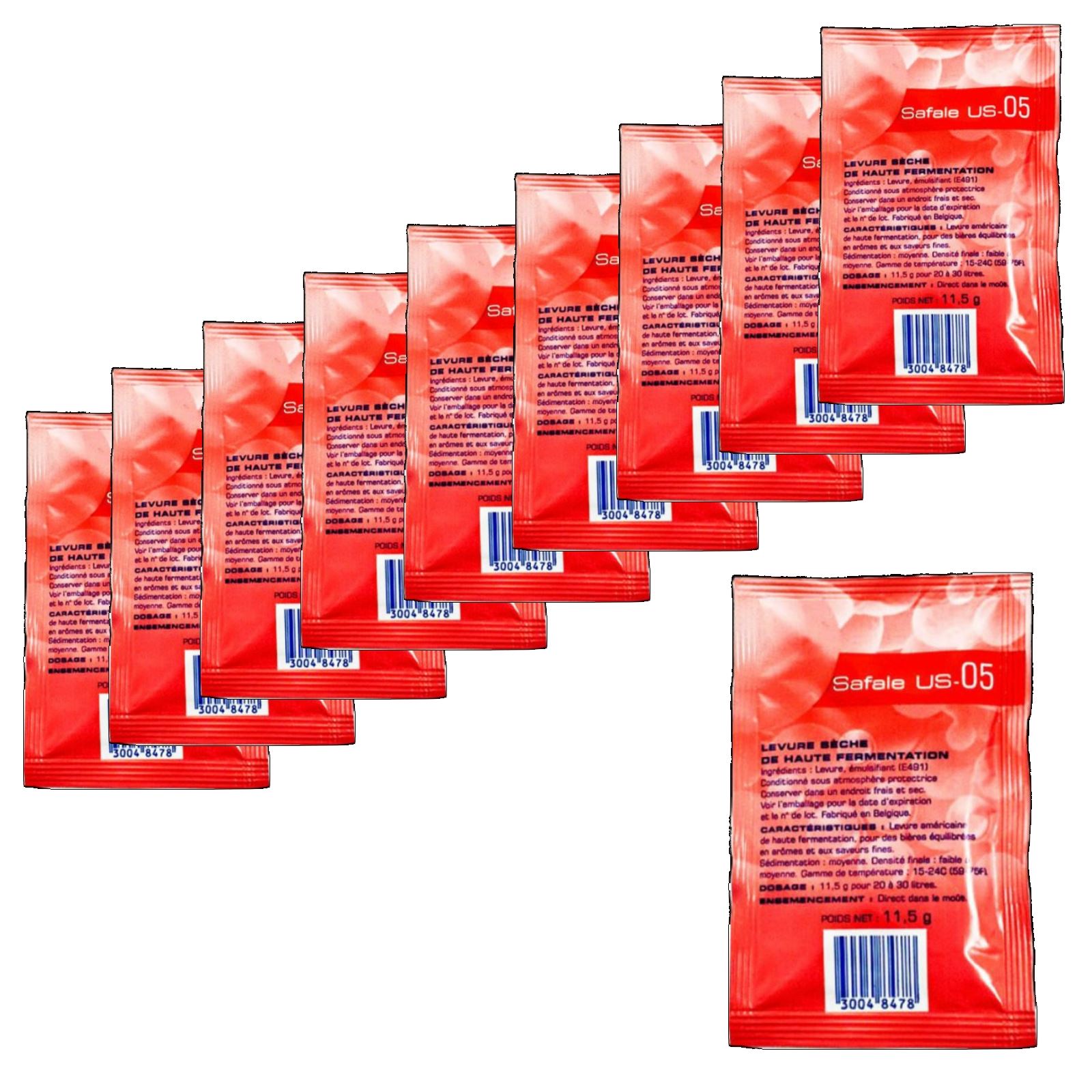 Fermentis Safale US05 Beer Yeast American Ales 11.5g 20-30L