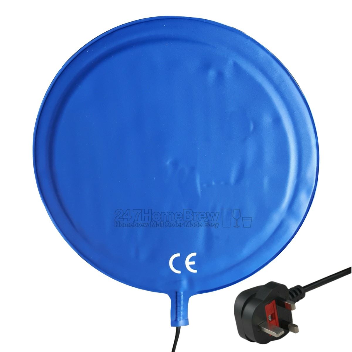 2x Heat Pad Flexible Heat Mat for Buckets Barrels Keg Demijohns Wine