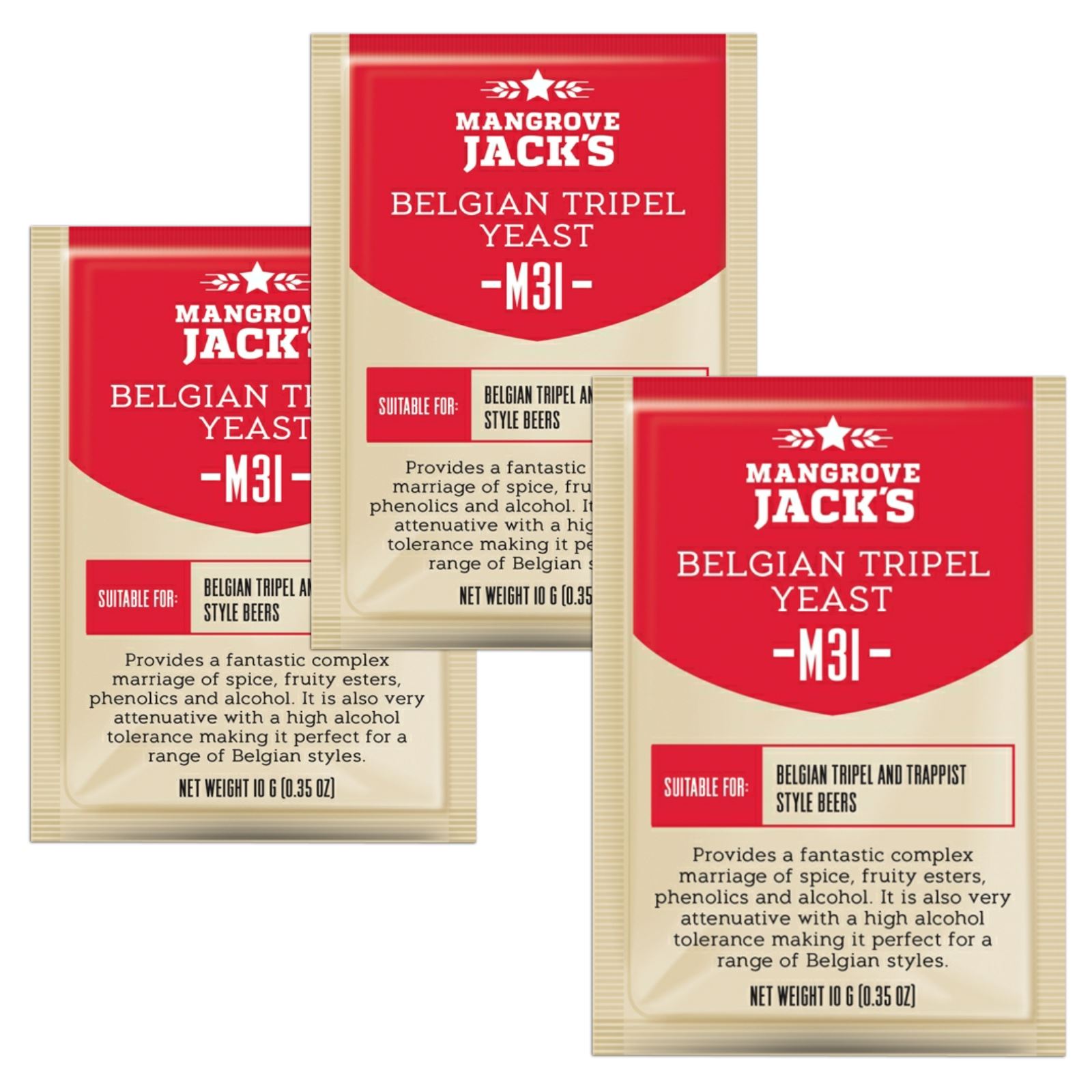 Mangrove Jacks Craft Series Yeast M31 Belgian Tripel (10g)