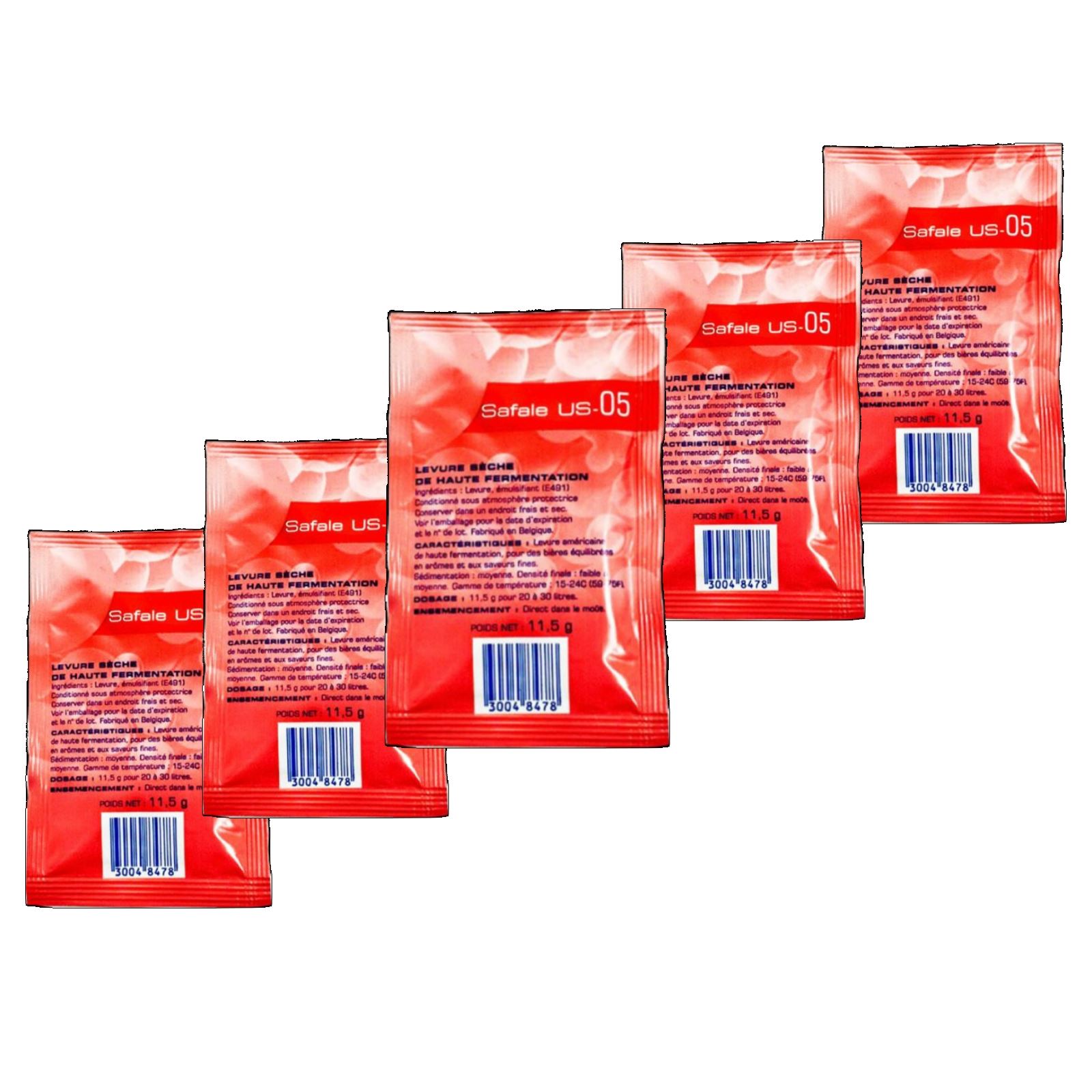 Fermentis Safale US05 Beer Yeast American Ales 11.5g 20-30L